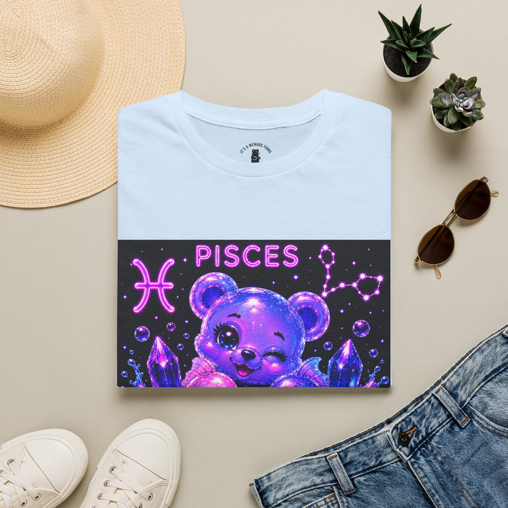 Pisces Zodiac Astrology Oozy Bear Friend Special Addition- Graphic Shirt