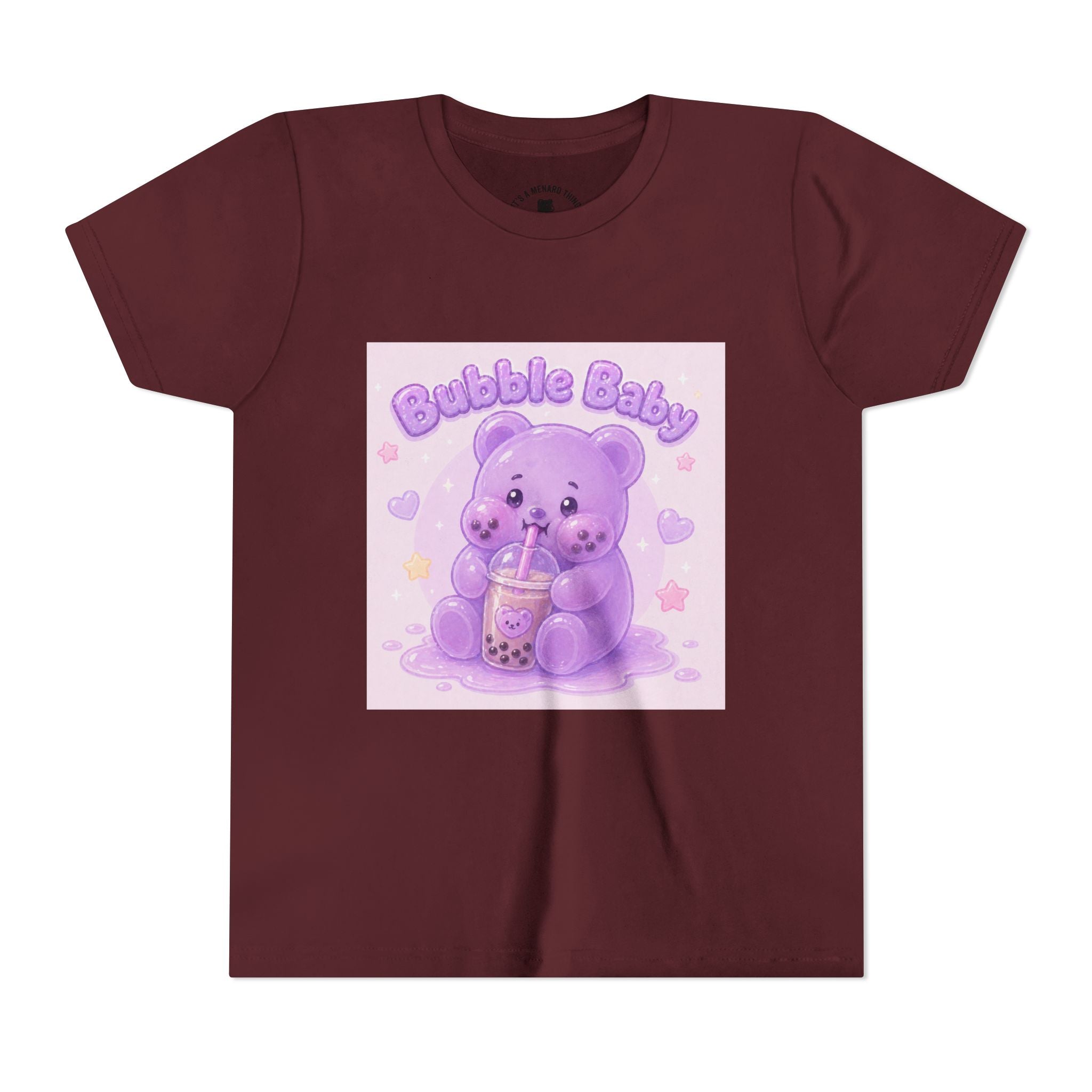 'Bubble Baby' Gooey Gummy Bear Boba Milk Tea Graphic