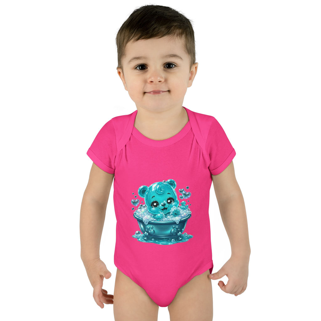 Adorable Bubble Bath Oozy Baby Gummy Bear Cutie Addition- Graphic Onesie