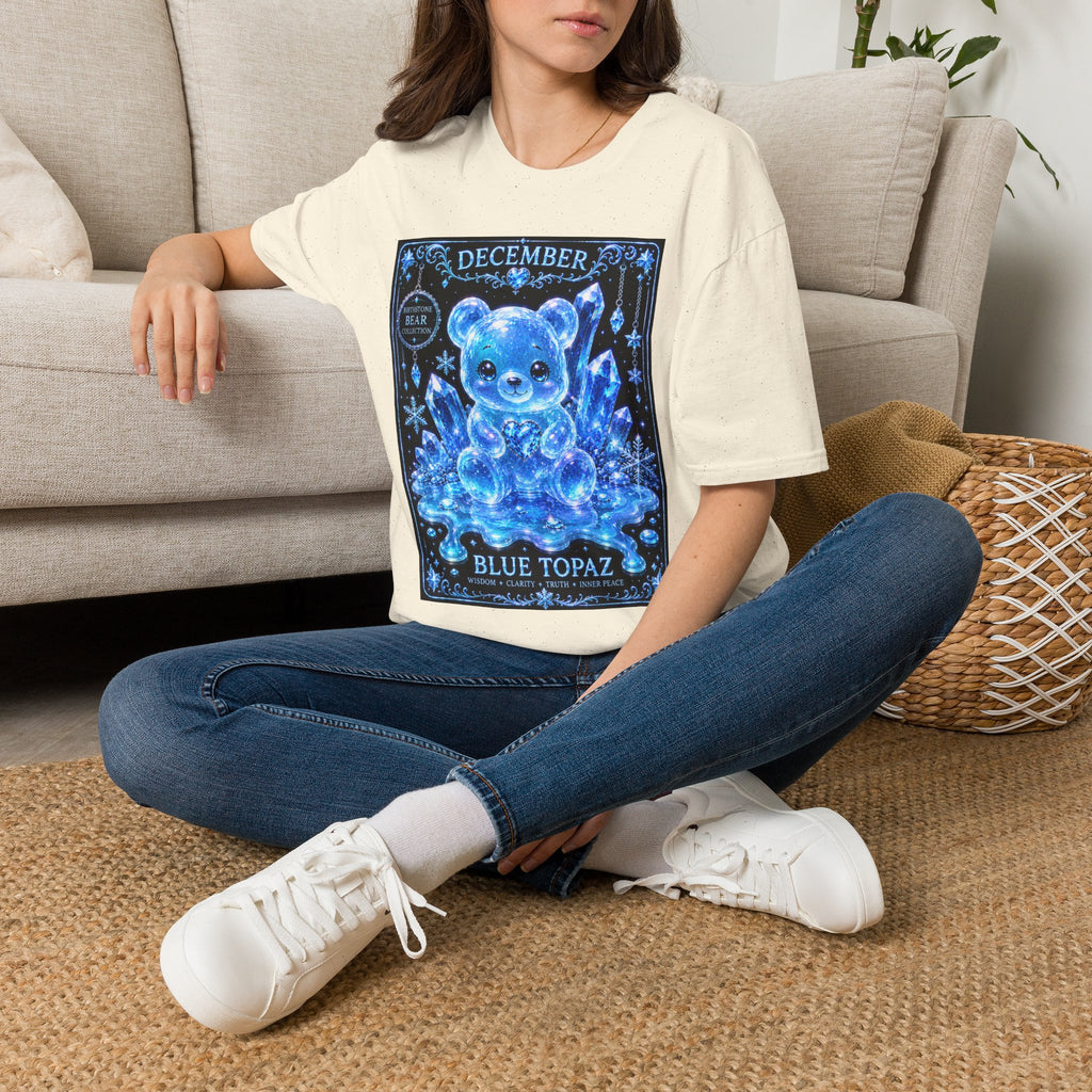 December, Blue Topaz Birthstone Oozy Bear Special Addition- Graphic Shirt