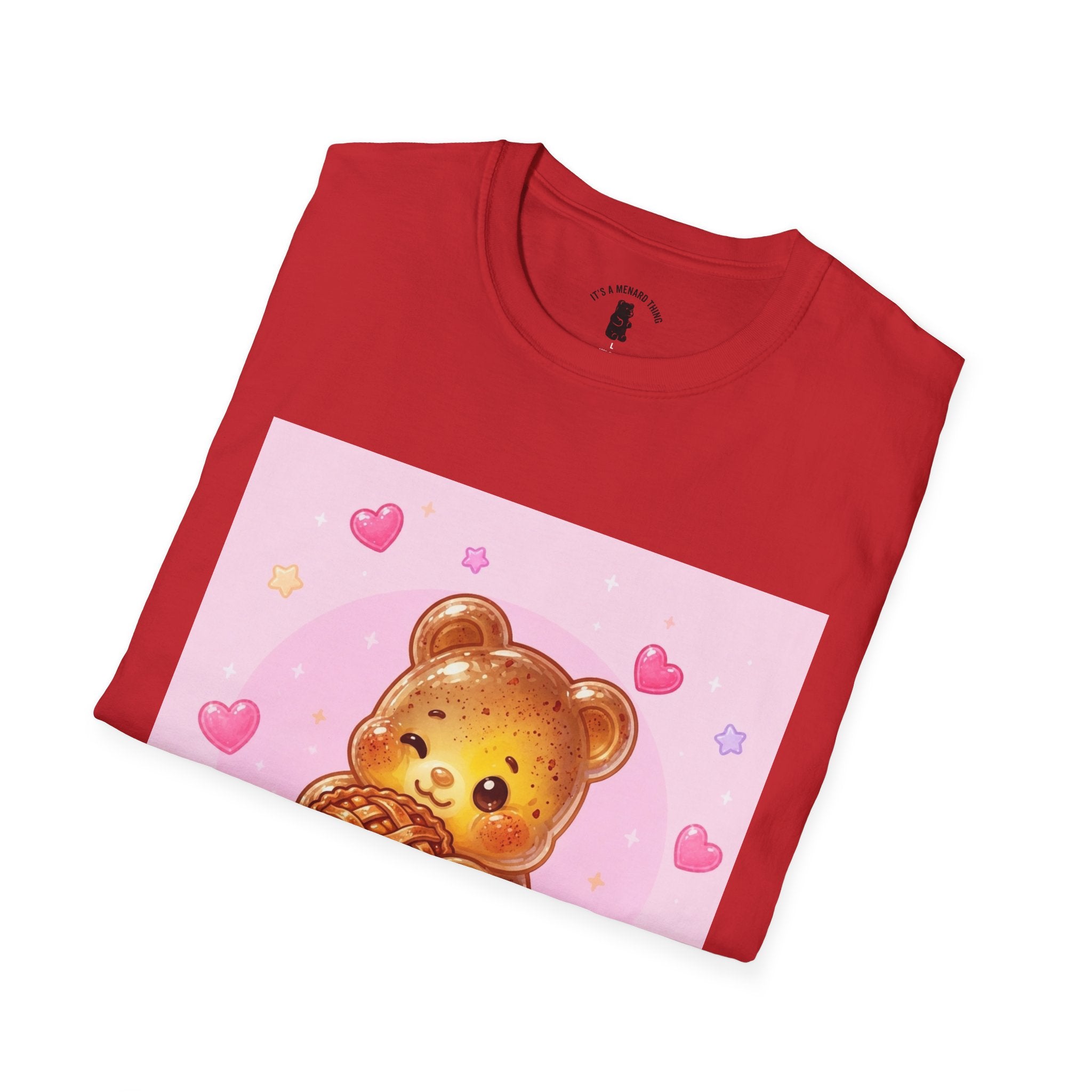 Warm Fresh Apple Cinnamon Pie Gooey Gummy Bear- Graphic T-Shirt