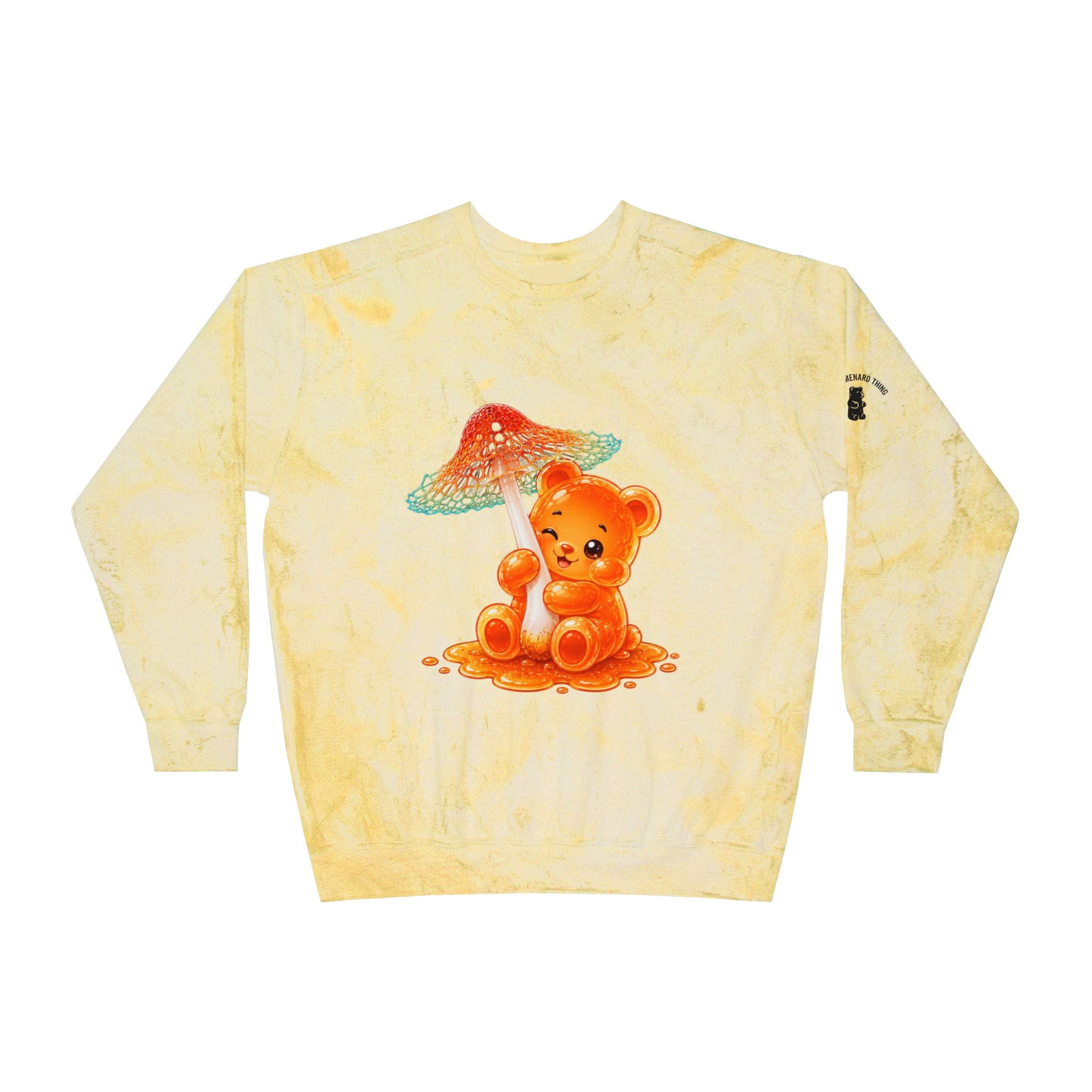 Special Mushroom, Pretty Gooey Gummy Bear Friend -Kawaii Graphic Tie-Dye