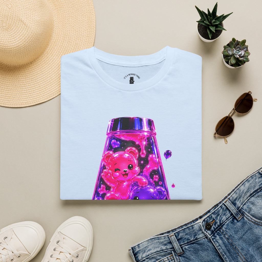 Retro Neon Special Lava Lamp, Oozy Bear Duo Gummies- Graphic Shirt