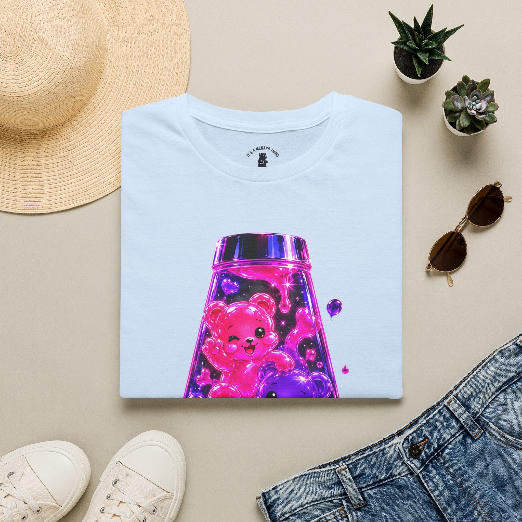 Retro Neon Special Lava Lamp, Oozy Bear Duo Gummies- Graphic Shirt