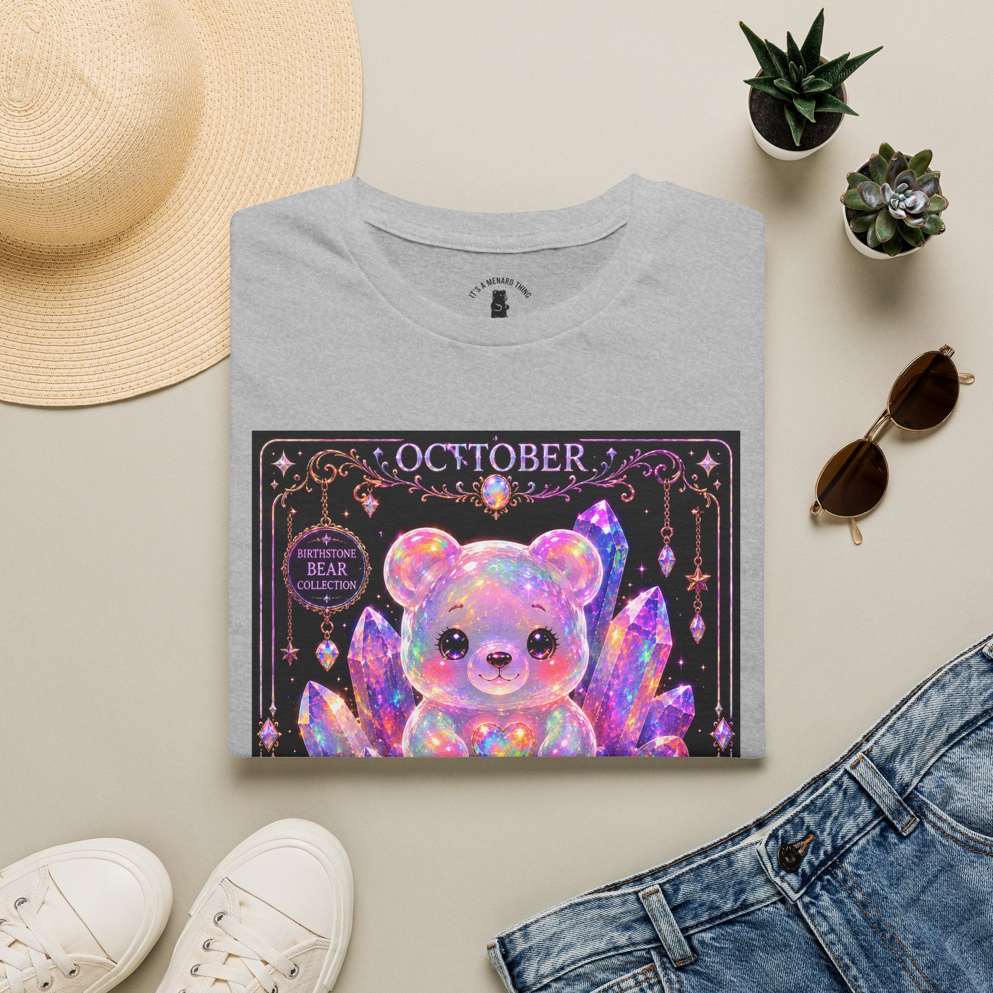 October, Opal Crystal Oozy Bear Special Addition- Graphic Shirt