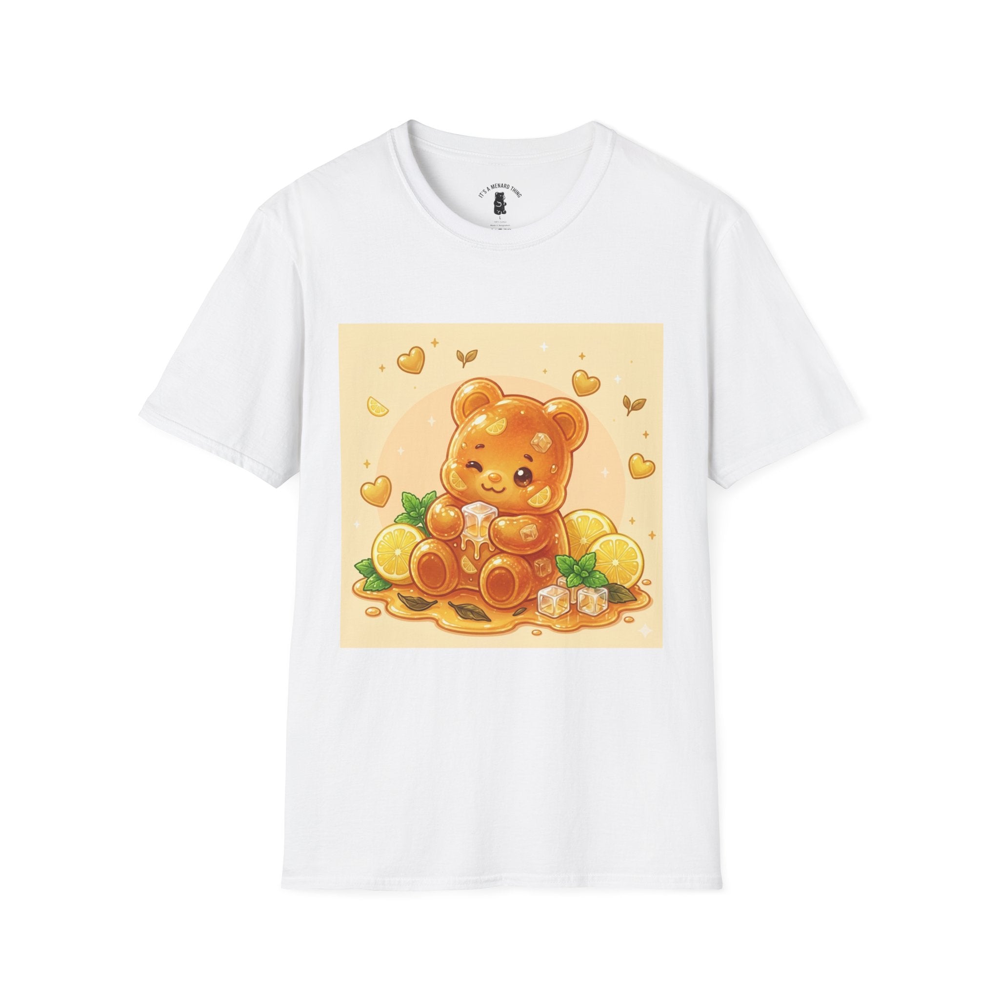 Honey Iced Tea on a Hot Day, Gooey Gummy Bear Tee — Cute Graphic T-Shirt