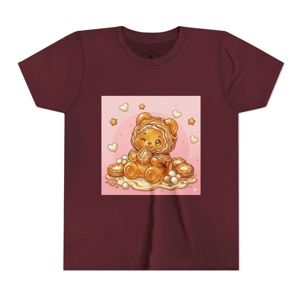 Cheese Danish Gooey Gummy Bear in Puff PJs Graphic Tee