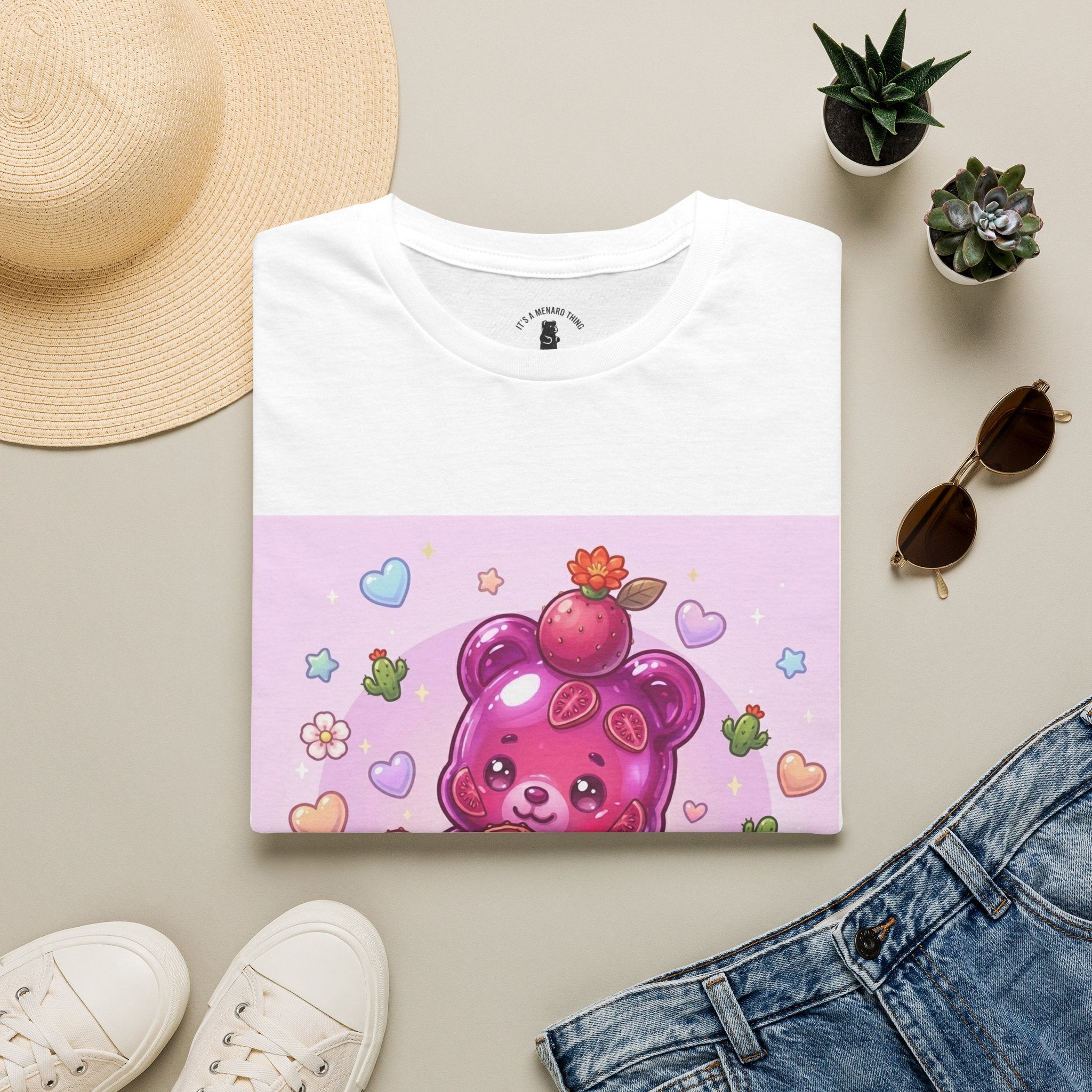 Succulent Ripe Cactus Fruit, Exotic Oozy Gummy Bear — Cute Graphic Shirt