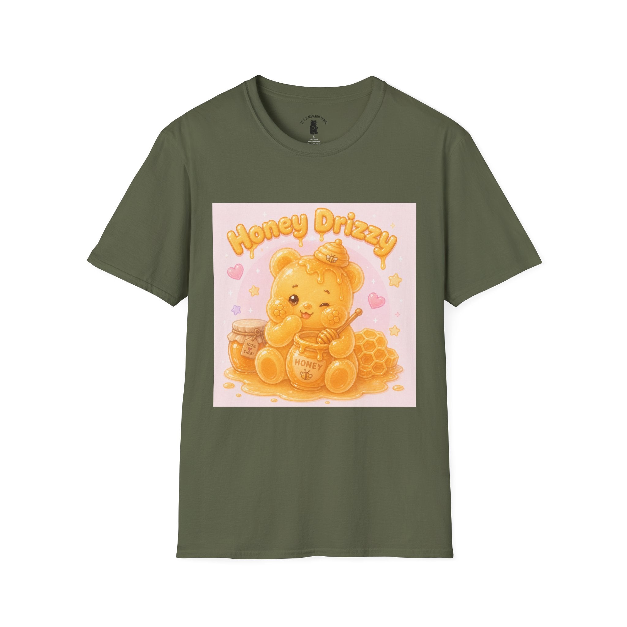 "Honey Drizzy" Yellow Gooey Gummy Bear — Cute Graphic Tee
