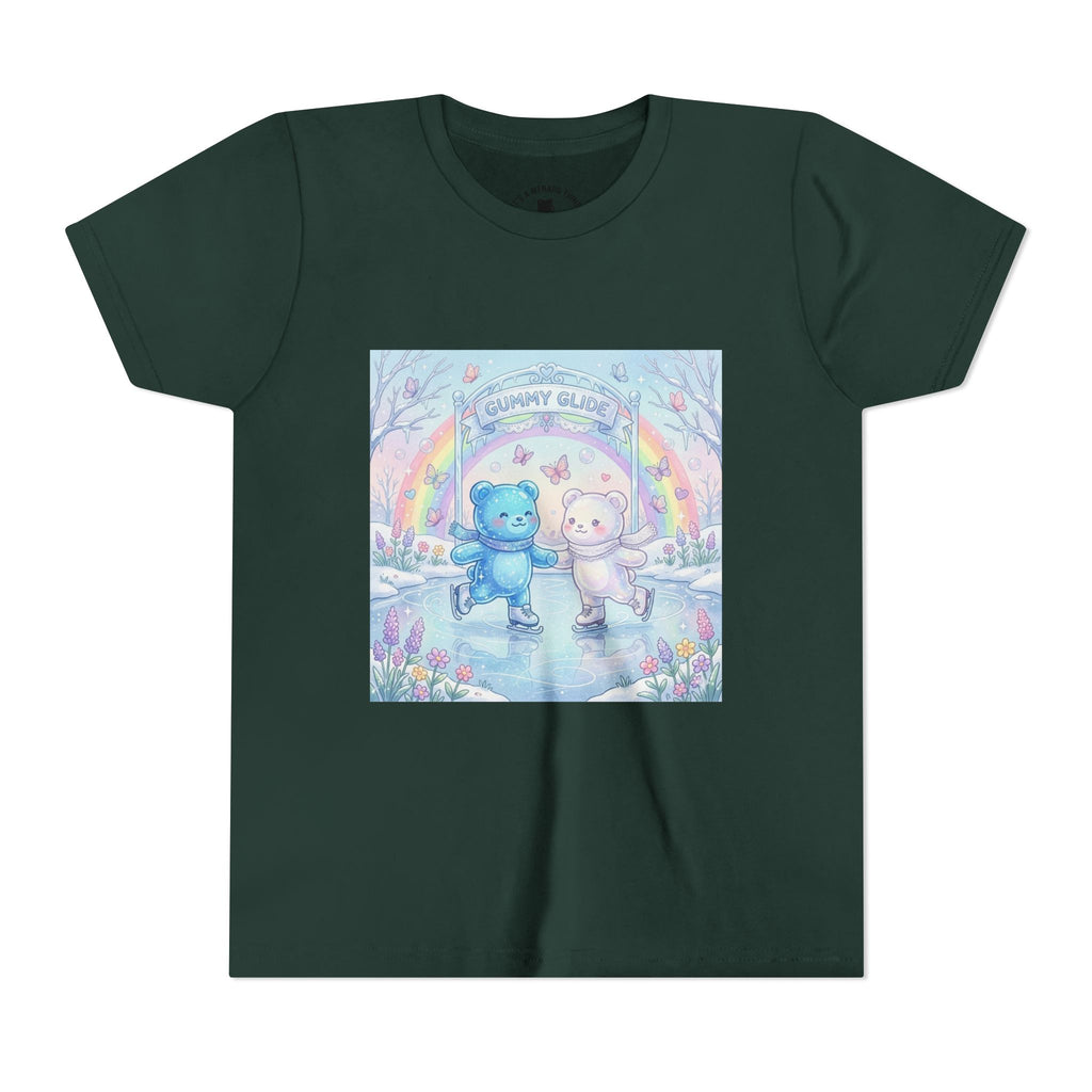 Ice Skating Gooey Gummy Bears- Youth T-Shirt