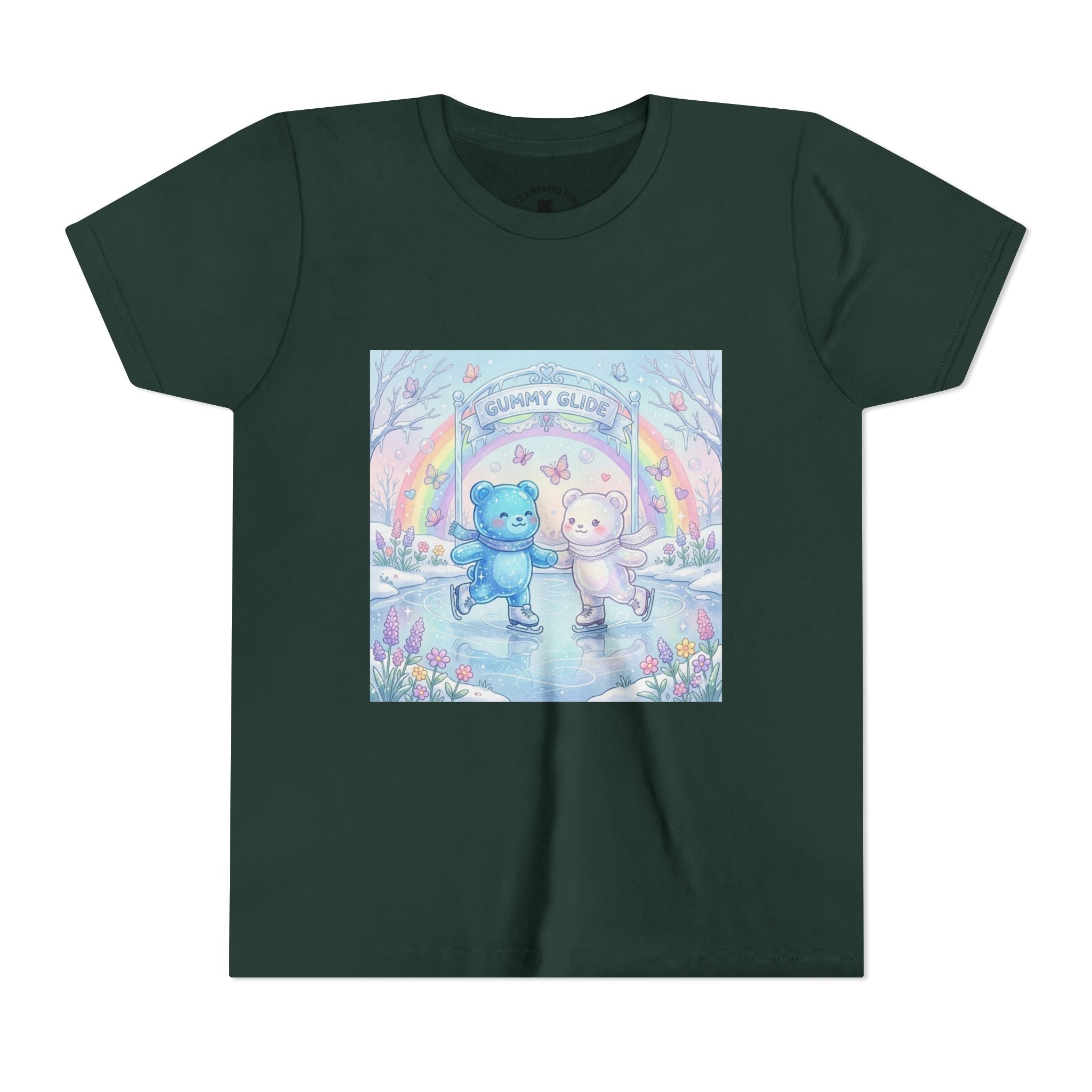 Ice Skating Gooey Gummy Bears- Youth T-Shirt