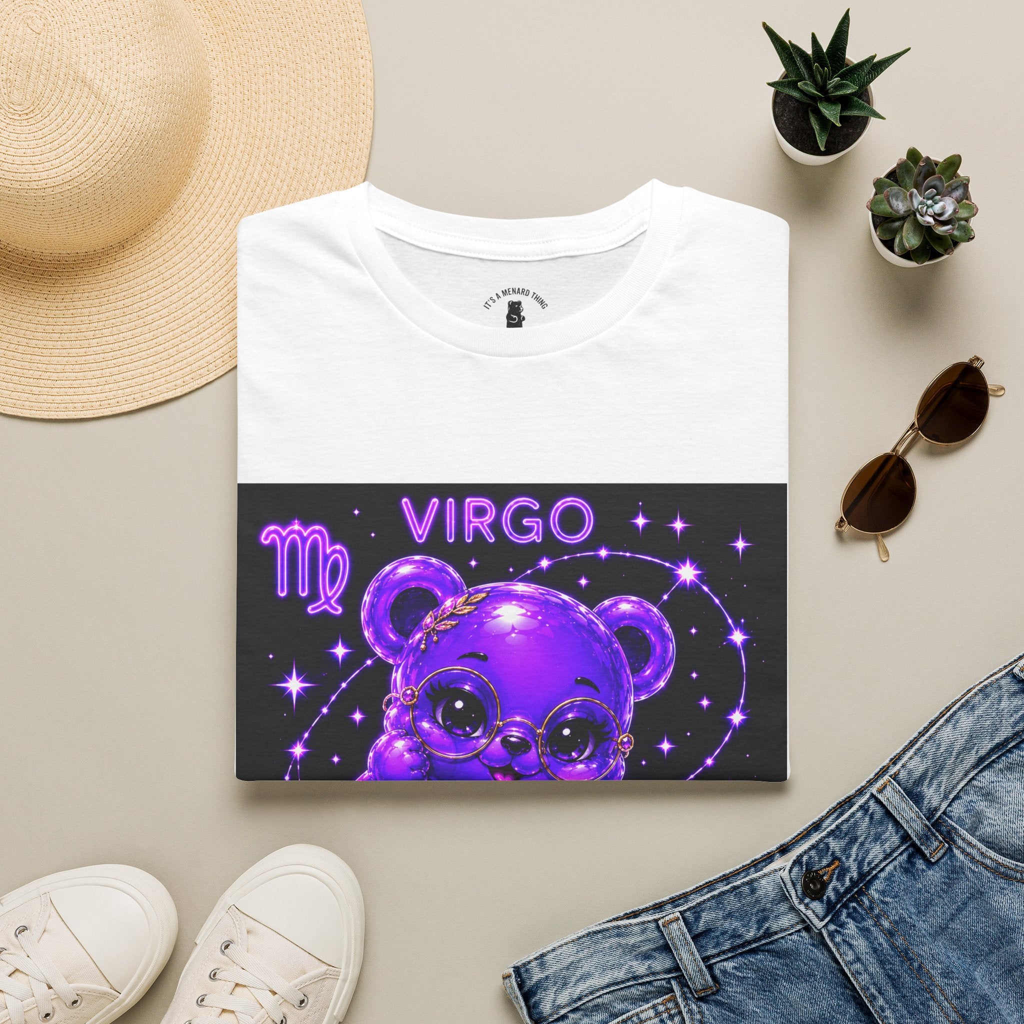 Virgo Zodiac Astrology Oozy Bear Friend Special Addition- Graphic Shirt