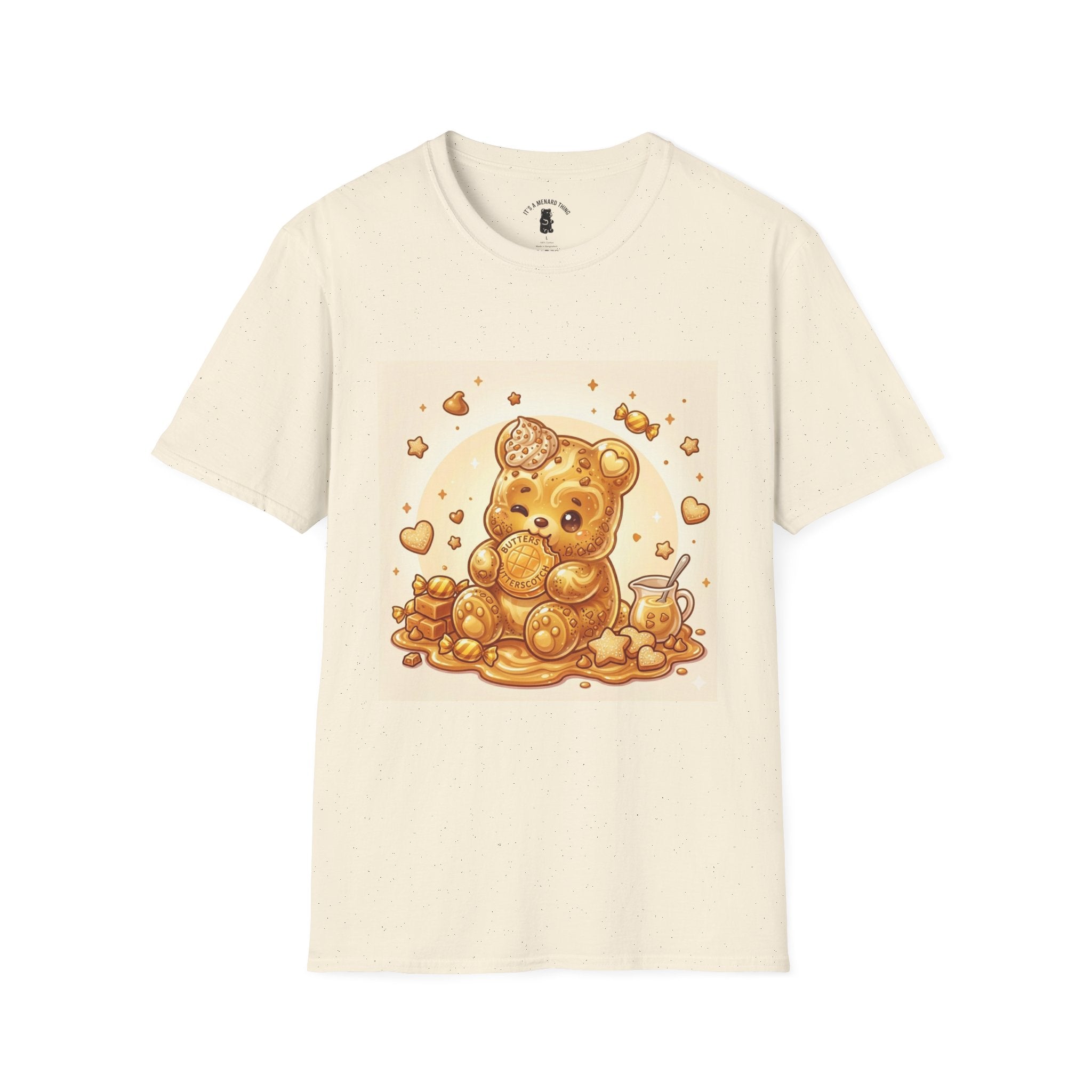 Butterscotch Drizzle Gooey Gummy Bear — Kawaii Graphic T-Shirt
