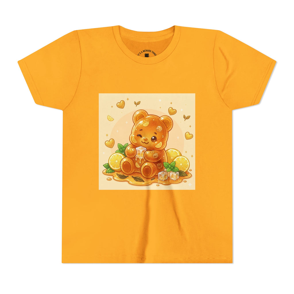 Honey Lemon Iced-Tea Gooey Gummy Bear Youth T-Shirt