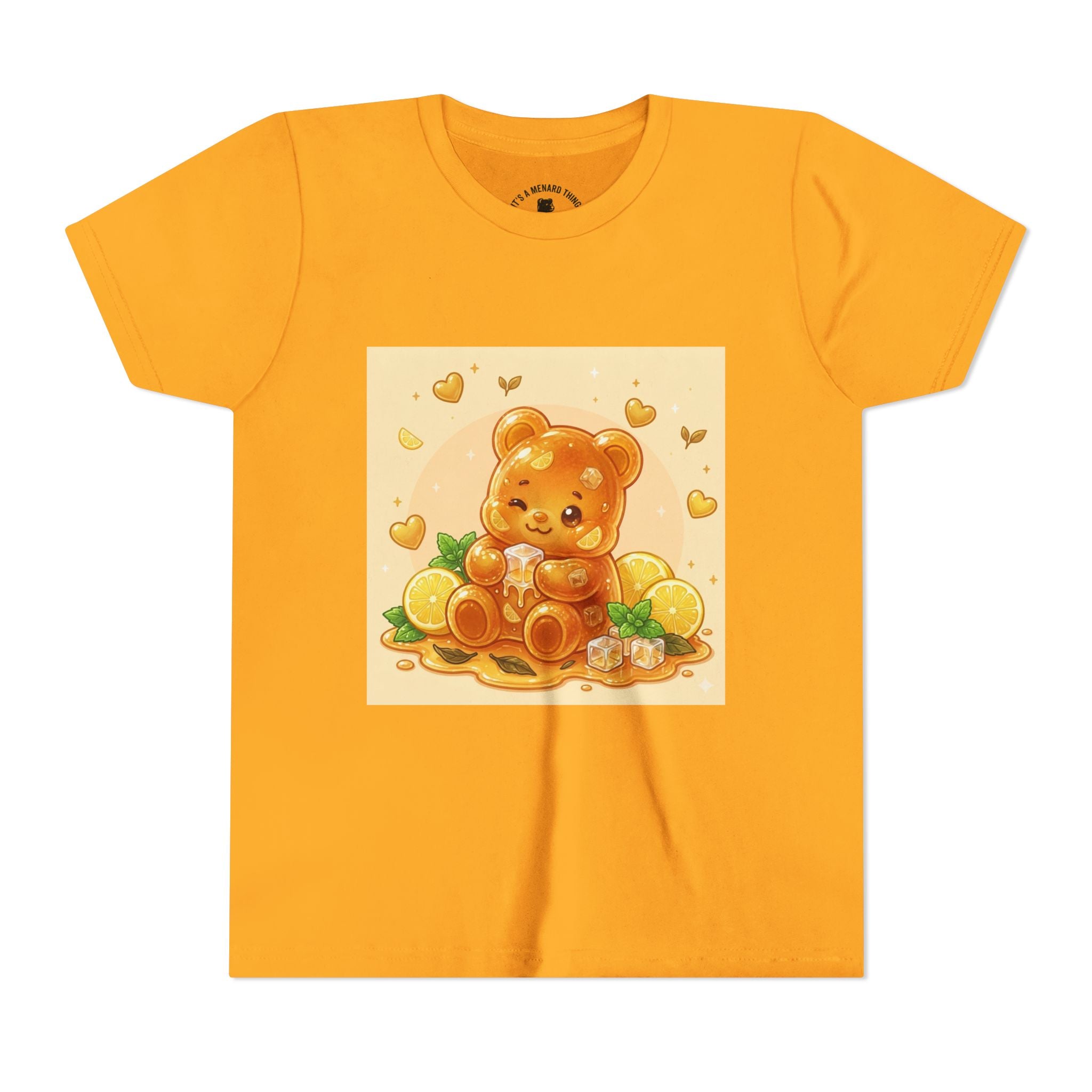 Honey Lemon Iced-Tea Gooey Gummy Bear Youth T-Shirt
