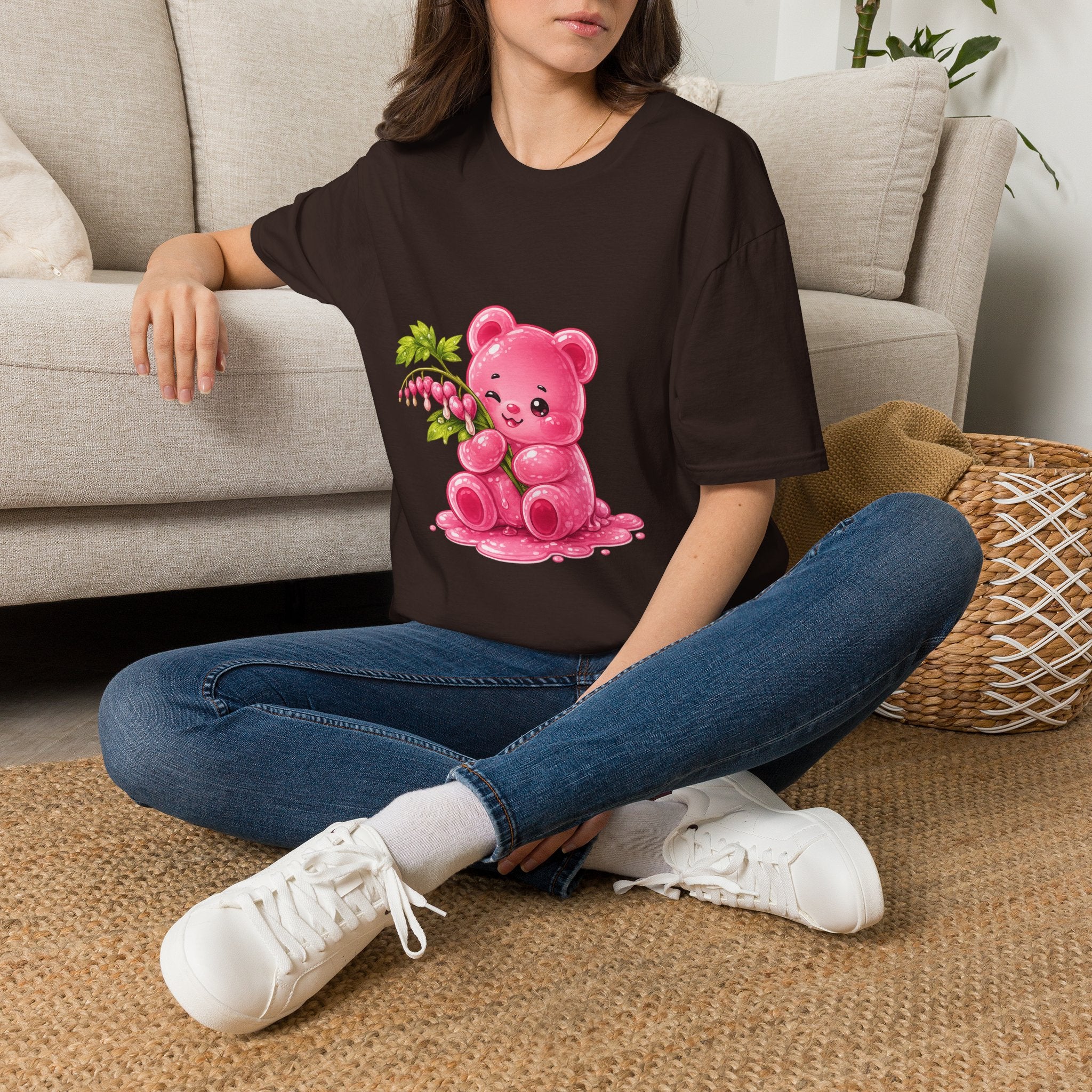 Praising Bleeding Hearts, Pink Oozy Bear Gummy Special- Graphic Shirt