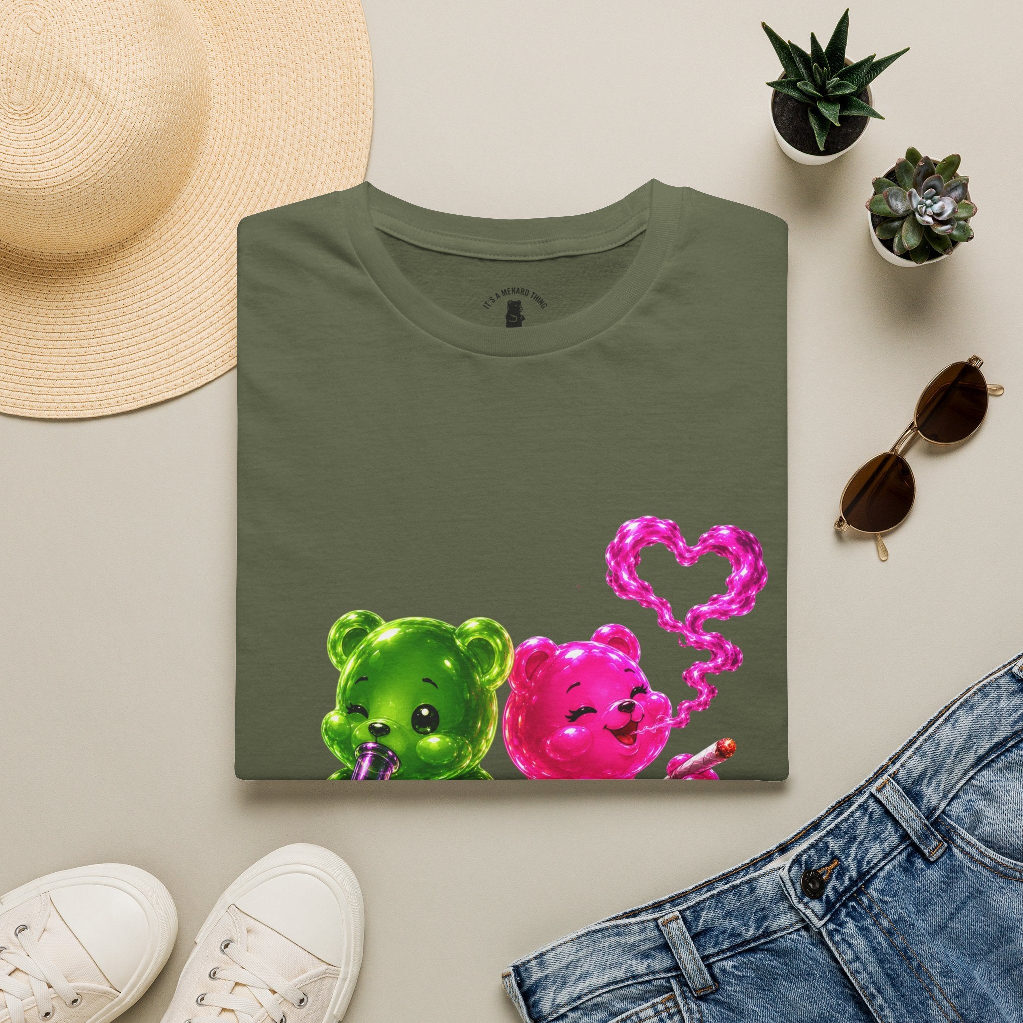 Lighting A Blazer, Oozy Bear Special Dou Gummies- Graphic Shirt (Adults Only!)