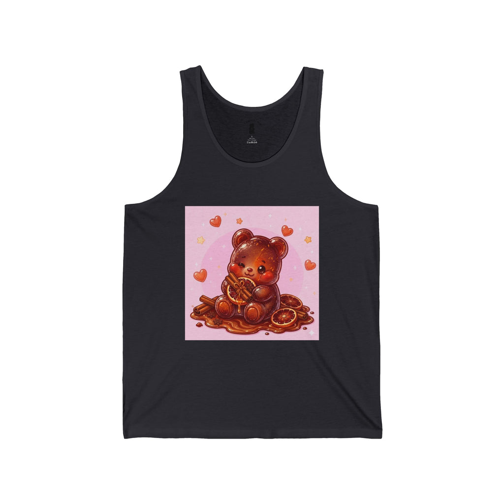 Blood Orange Cinnamon, Citrus Gooey Gummy Bear — Cute Illustration Tank Top
