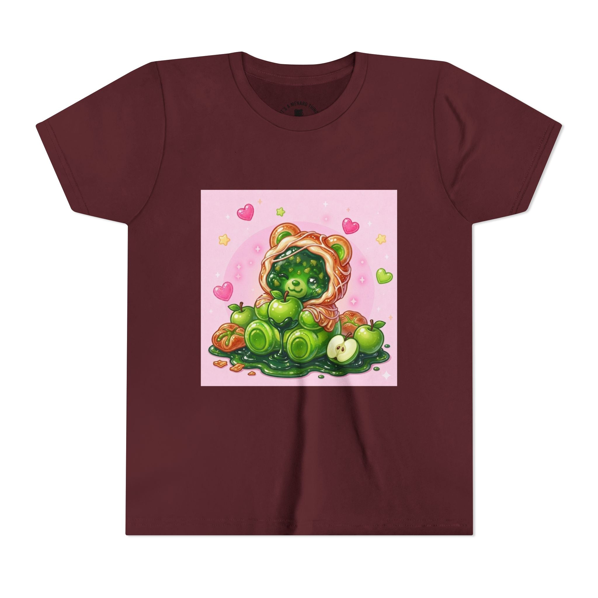 Cute Green Apple Gooey Gummy Danish Bear