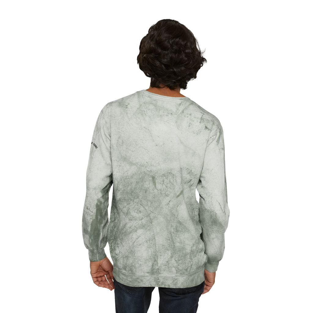 Special Orange Drippy Mushroom, Golden Gooey Gummy Bear — Cute Graphic Sweatshirt