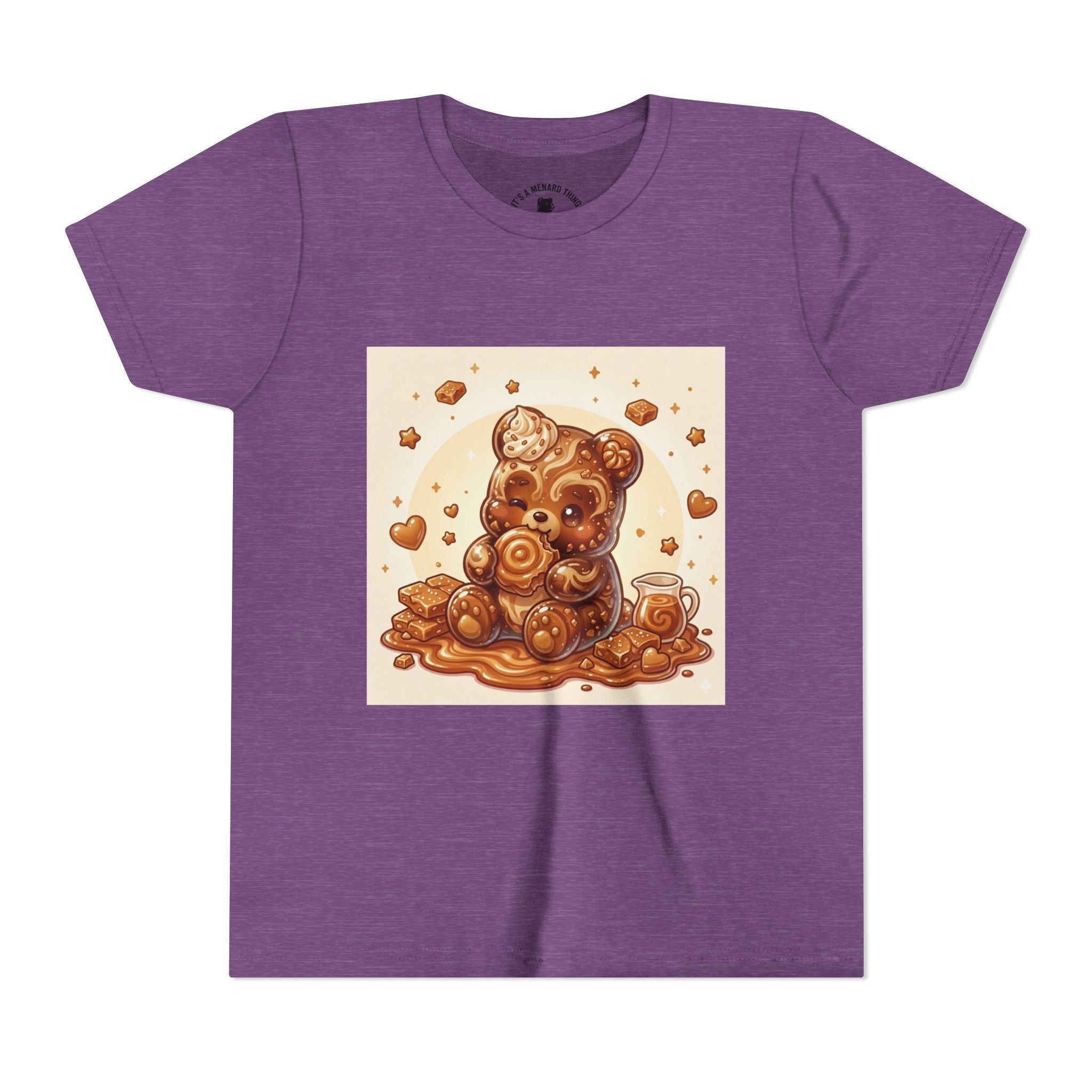Cinnamon Coffee Cake Gooey Gummy Bear Graphic Kids Shirt