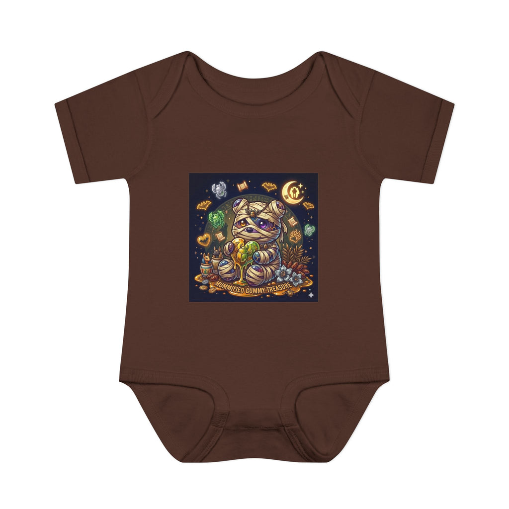 Infant Bodysuit - Cute Gooey Mummy Bear Halloween