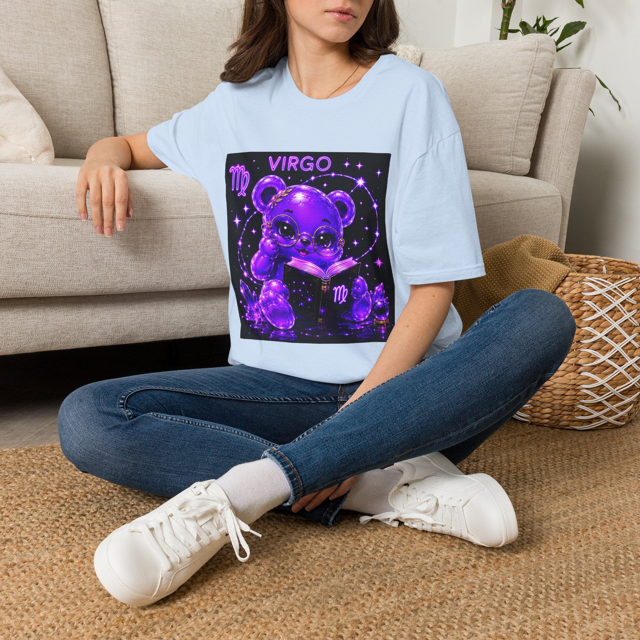 Virgo Zodiac Astrology Oozy Bear Friend Special Addition- Graphic Shirt