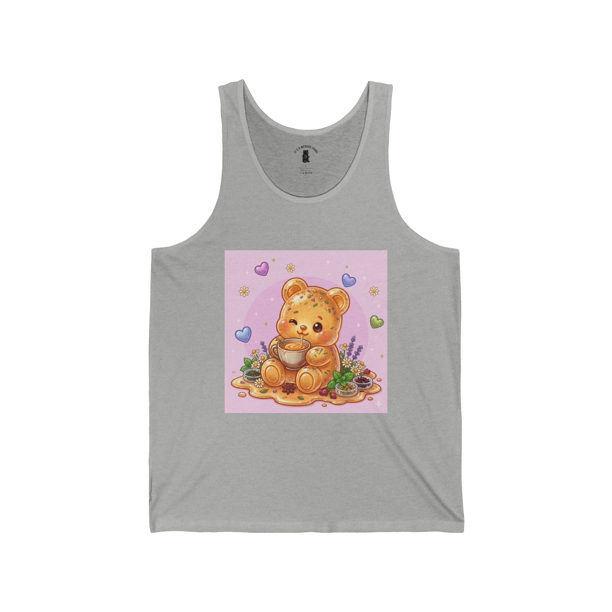 Sweet Herbal Tea, Gooey Gummy Friend — Kawaii Graphic Tank