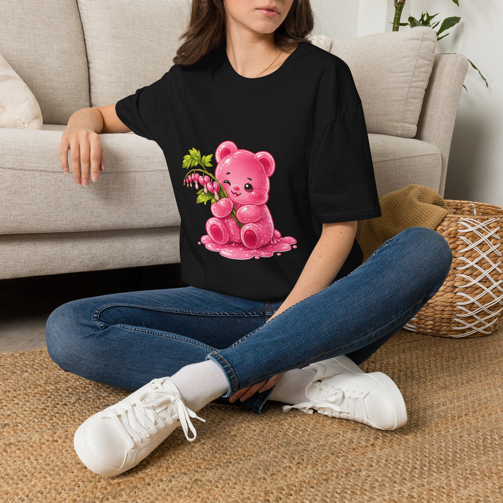 Praising Bleeding Hearts, Pink Oozy Bear Gummy Special- Graphic Shirt