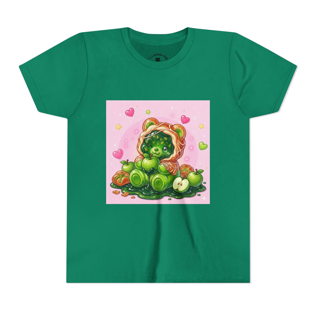 Cute Green Apple Gooey Gummy Danish Bear