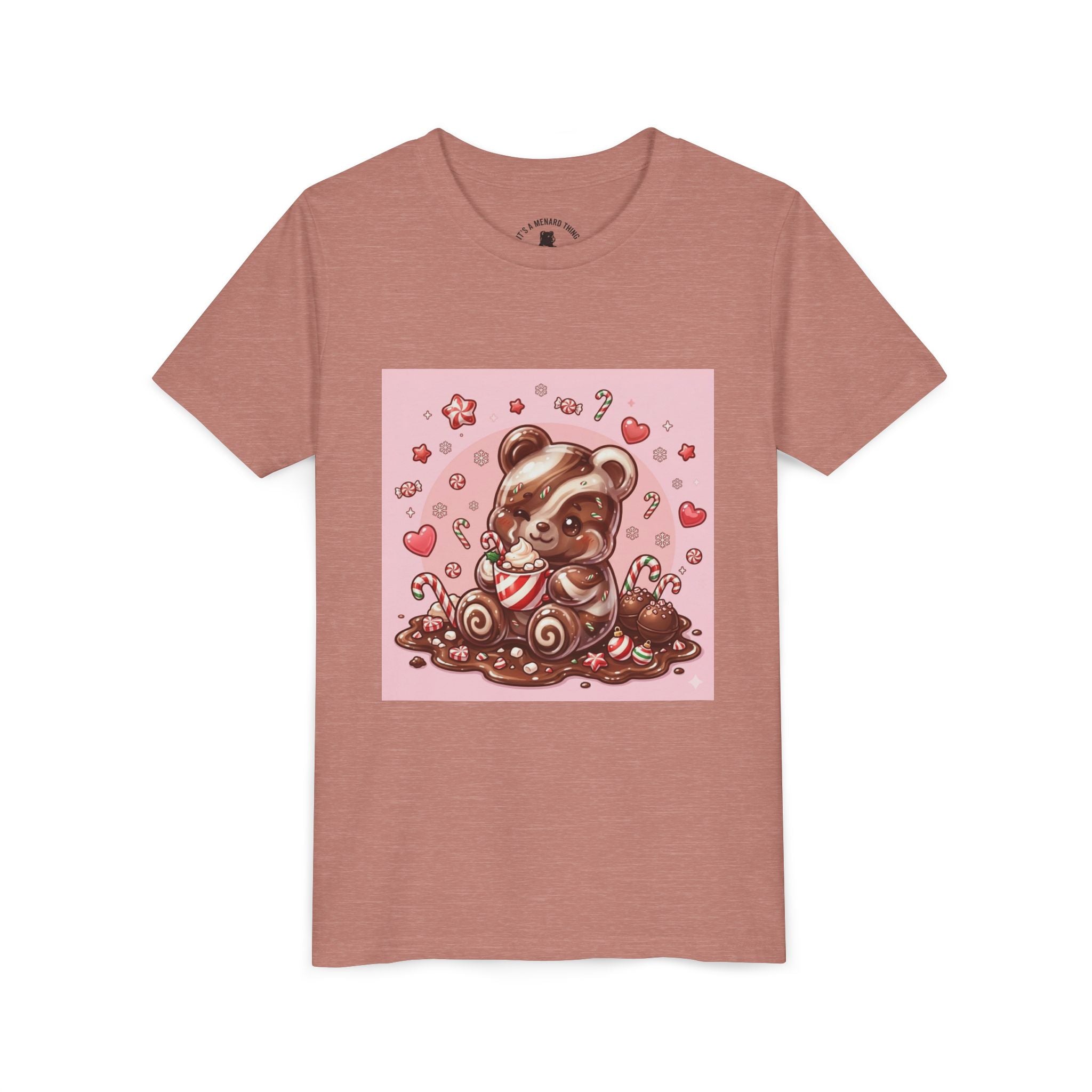 Cute Hot Chocolate Gooey Gummy Bear Holiday Kids Shirt