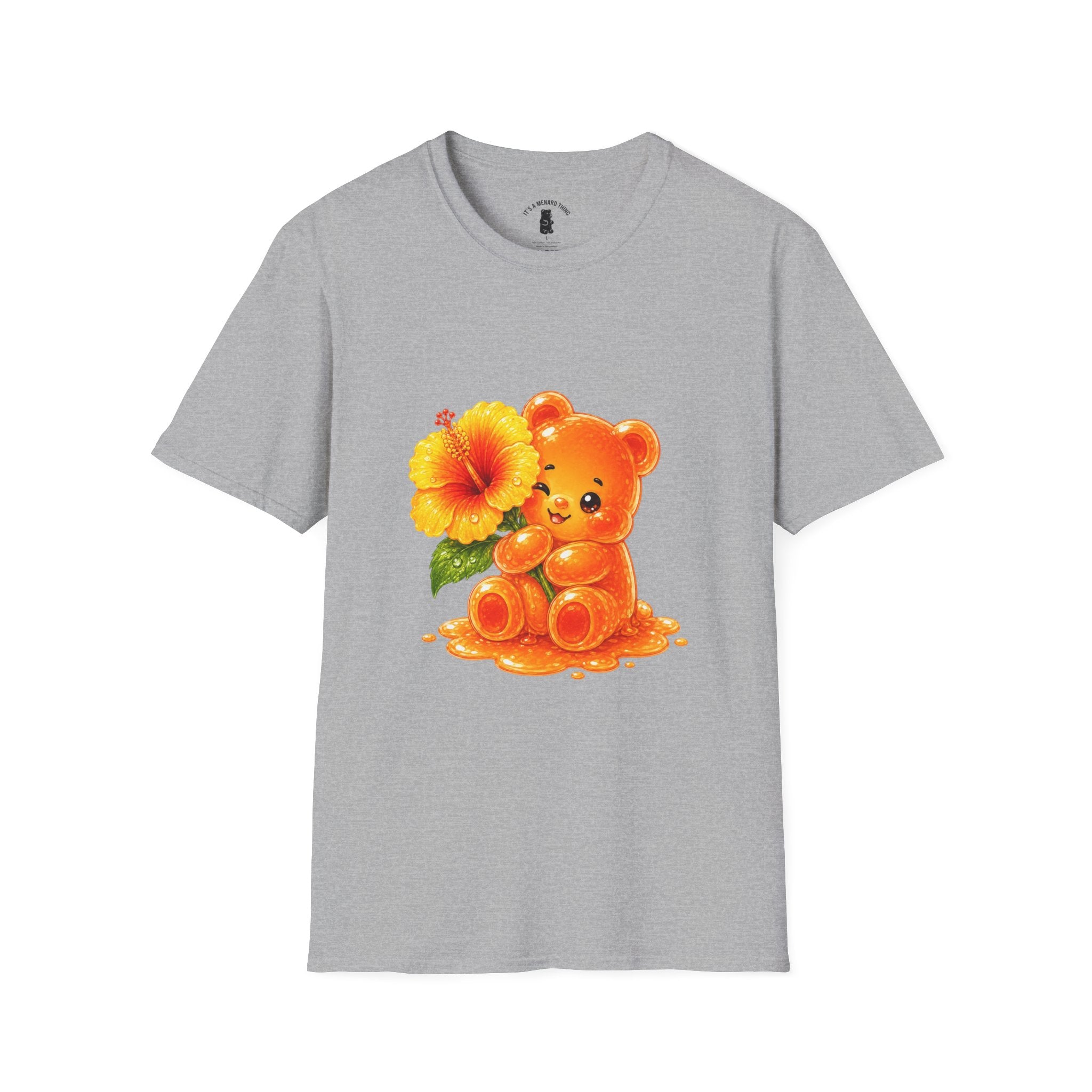 Hello Hibiscus, Orange Oozy Bear Gummy Friend Special Flower Addition- Grap