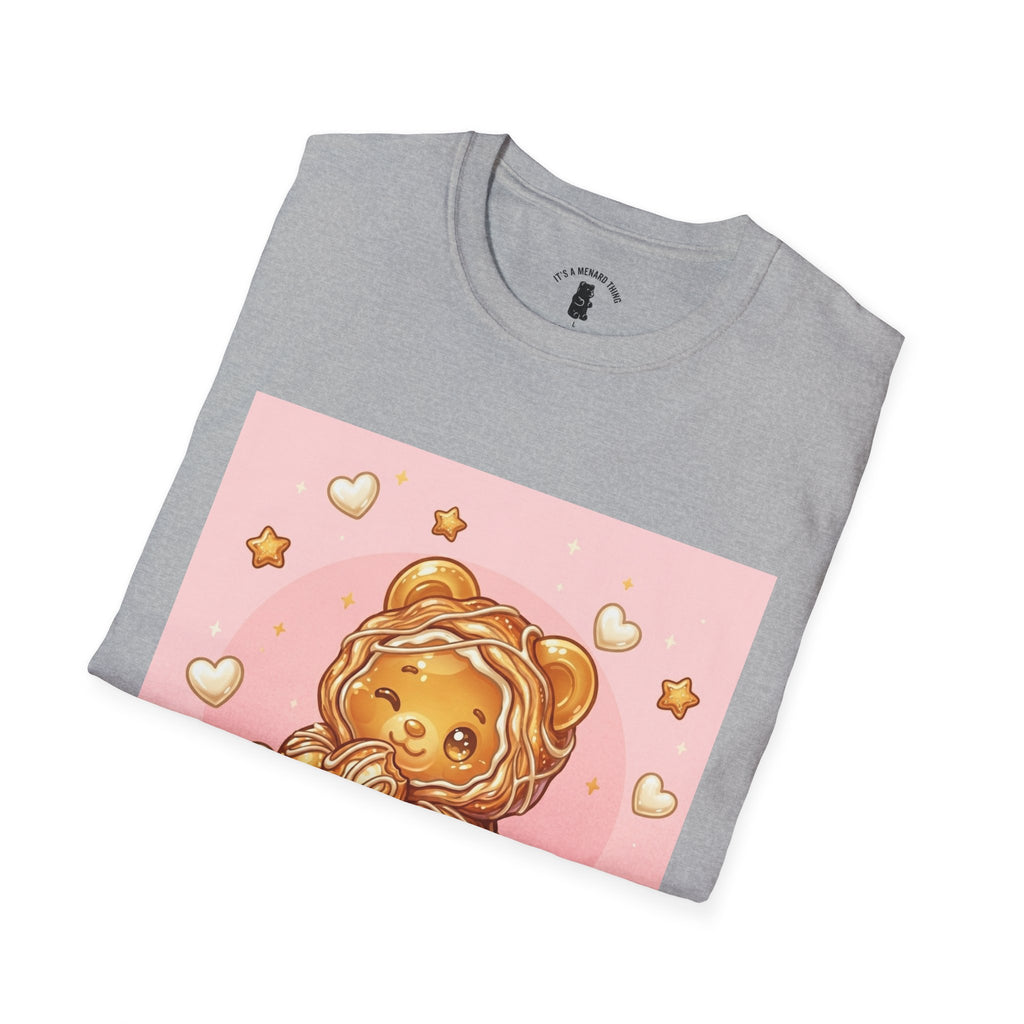 Cute Cheese Danish Gooey Gummy Bear — Kawaii Graphic T-Shirt