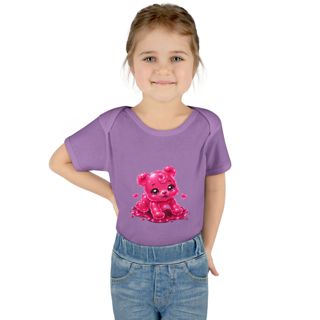 Pink Gummy Bear Infant Bodysuit - Cute Baby Shower Gift