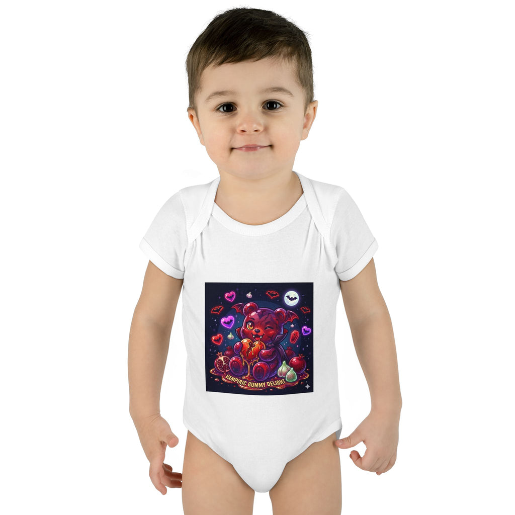 Baby Bodysuit - Cute Vampire Gooey Gummy Bear