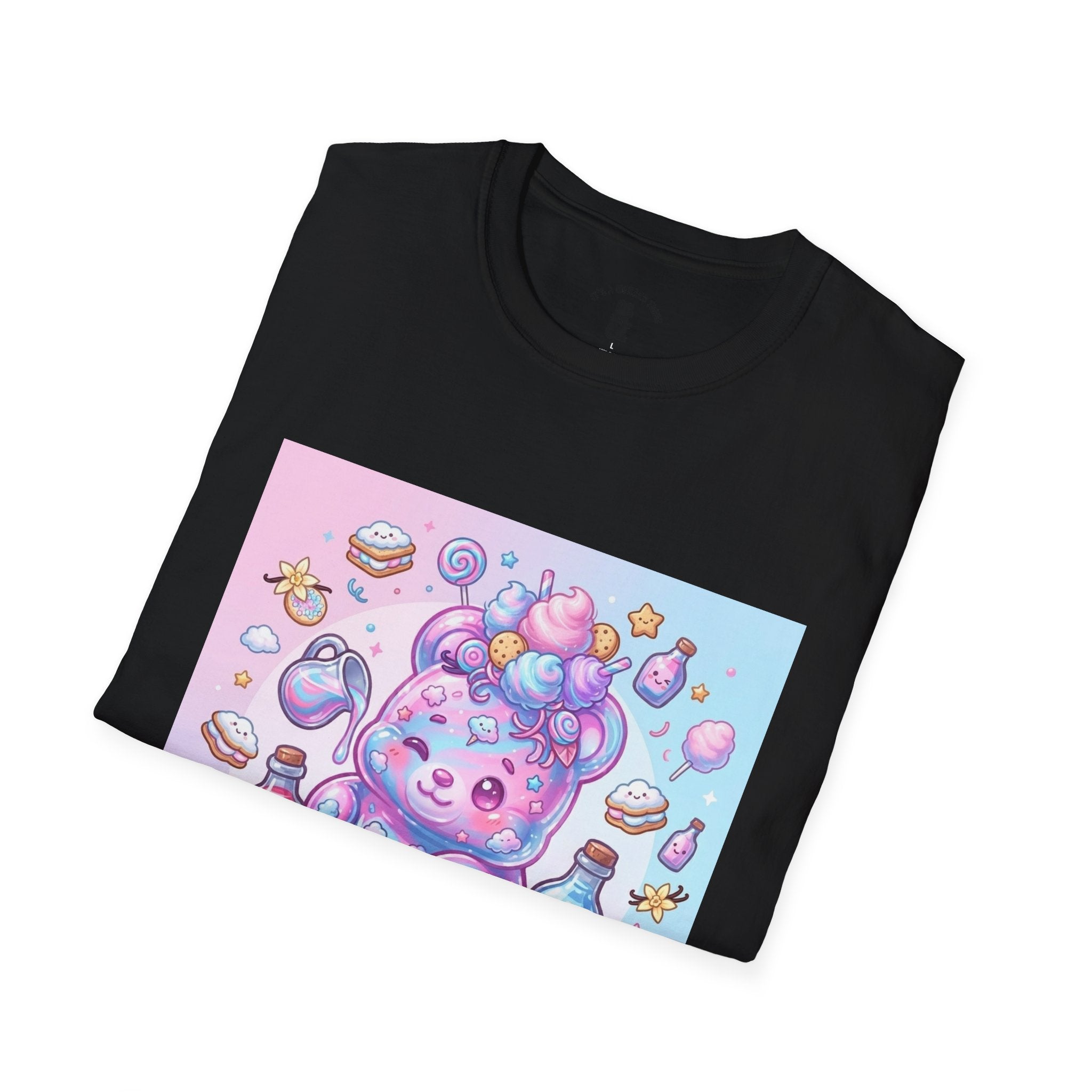 Cotton Candy Gooey Gummy Bear — Kawaii Graphic T-Shirt