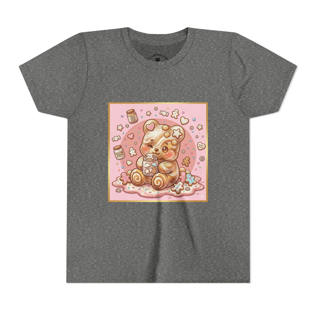 Sugar Frosted Holiday Cookie Gooey Gummy Bear Youth T-Shirt