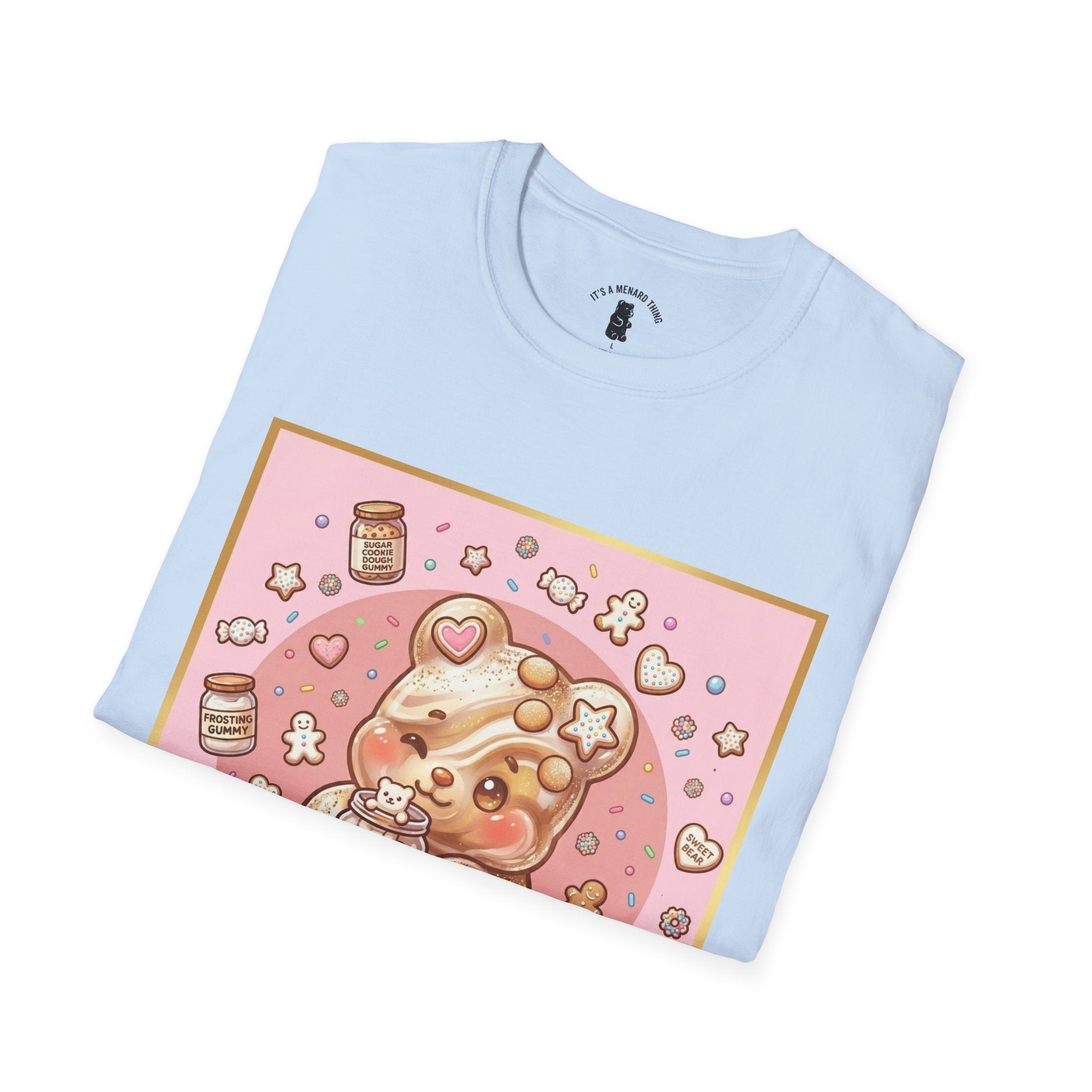 Kawaii Gooey Gummy Bear with Sugar Cookies T-Shirt