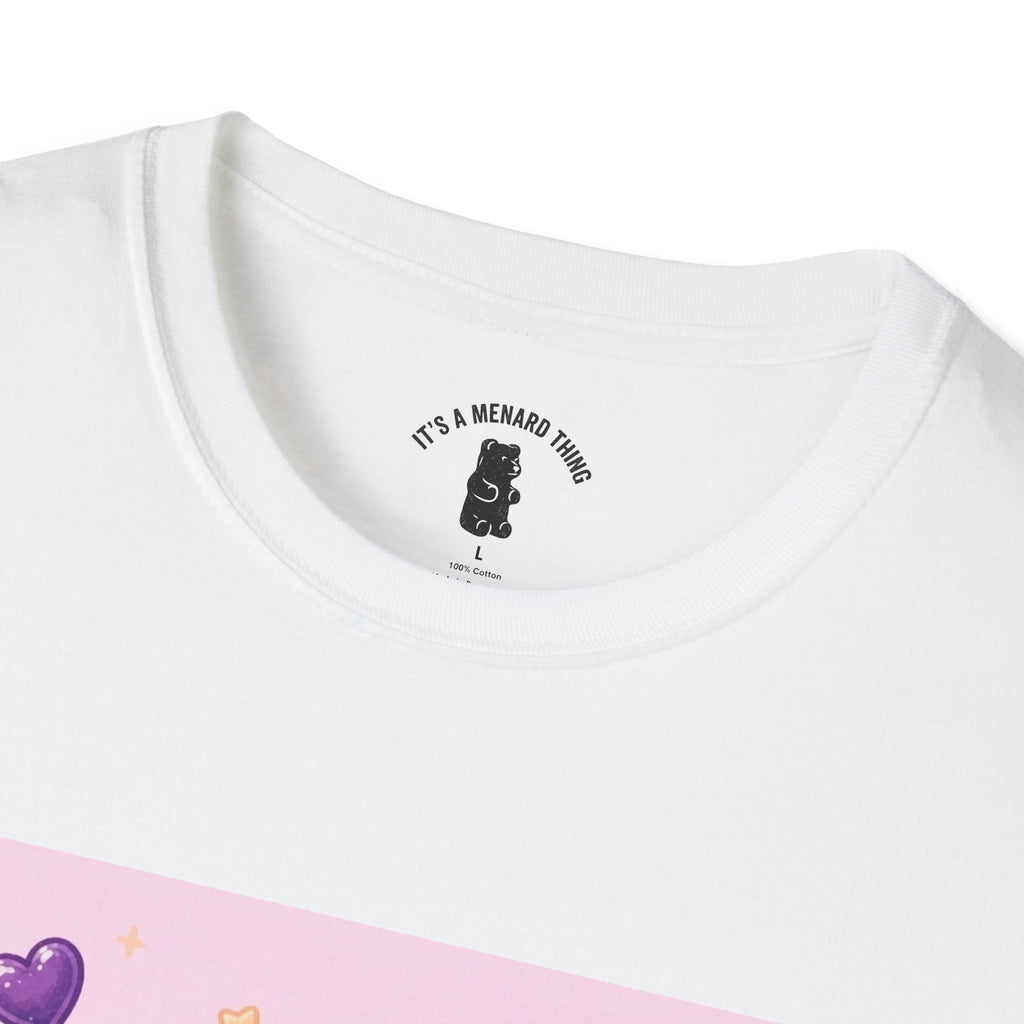 Ube & Condensed Milke Purple Gooey Gummy Bear — Kawaii Graphic Tee