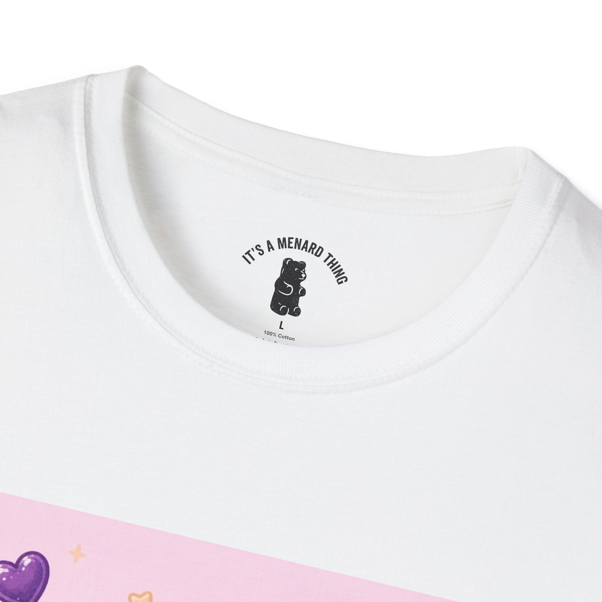 Ube & Condensed Milke Purple Gooey Gummy Bear — Kawaii Graphic Tee