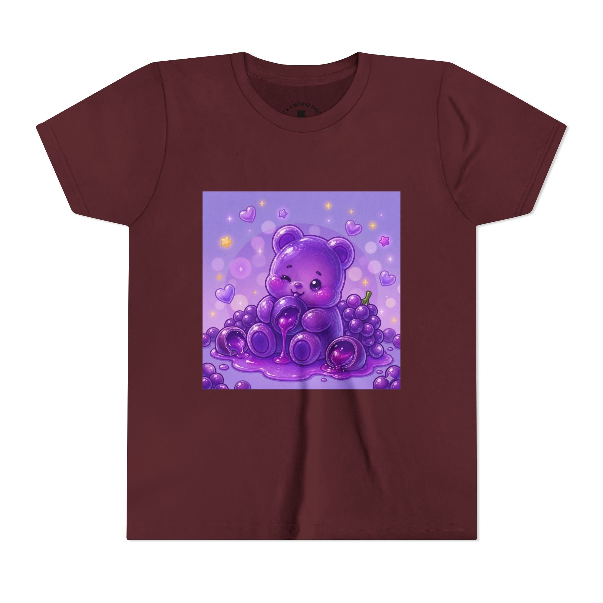 Gooey Grape Gummy Bear Cute Kids Shirt