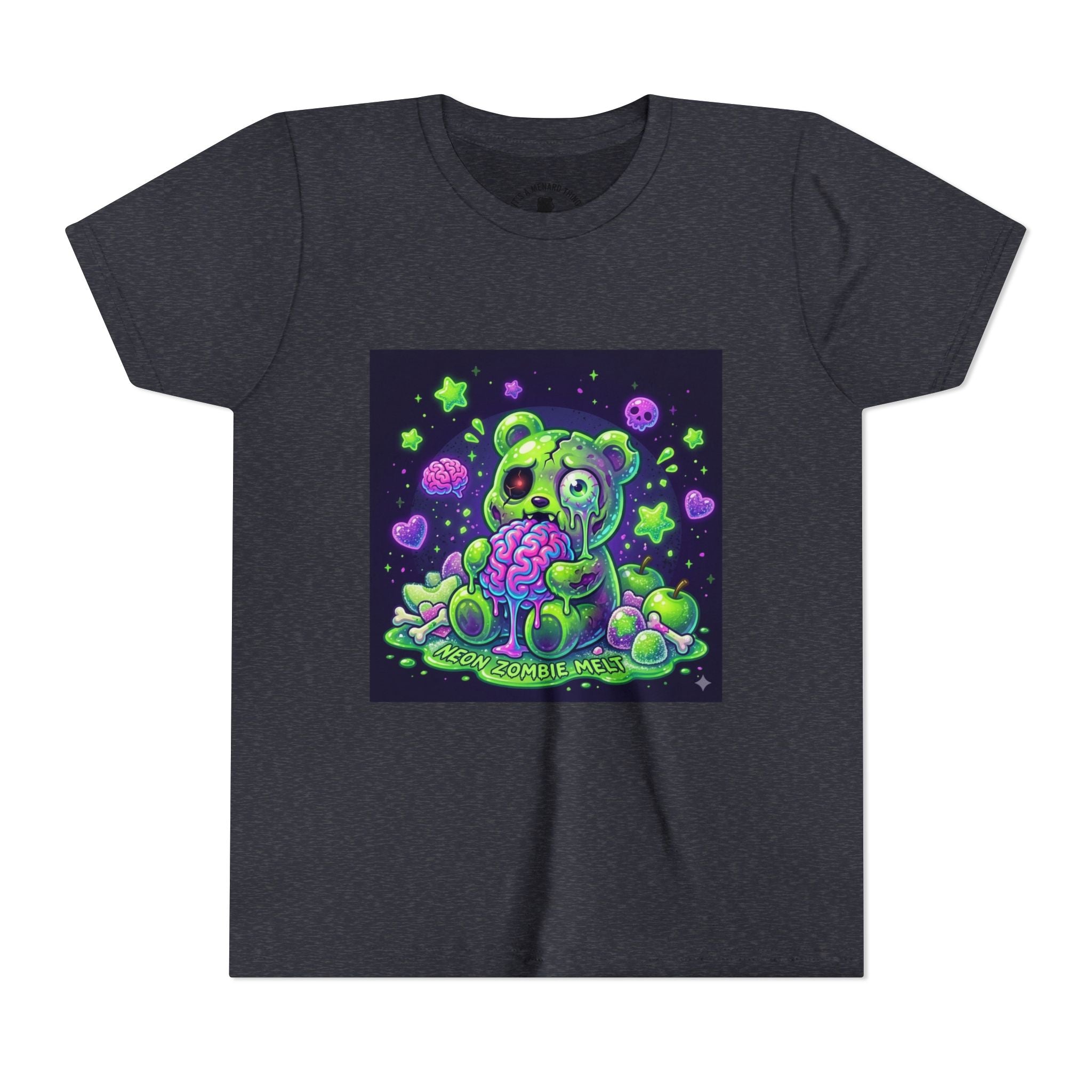 Neon Zombie Gooey Gummy Bear Graphic Tee