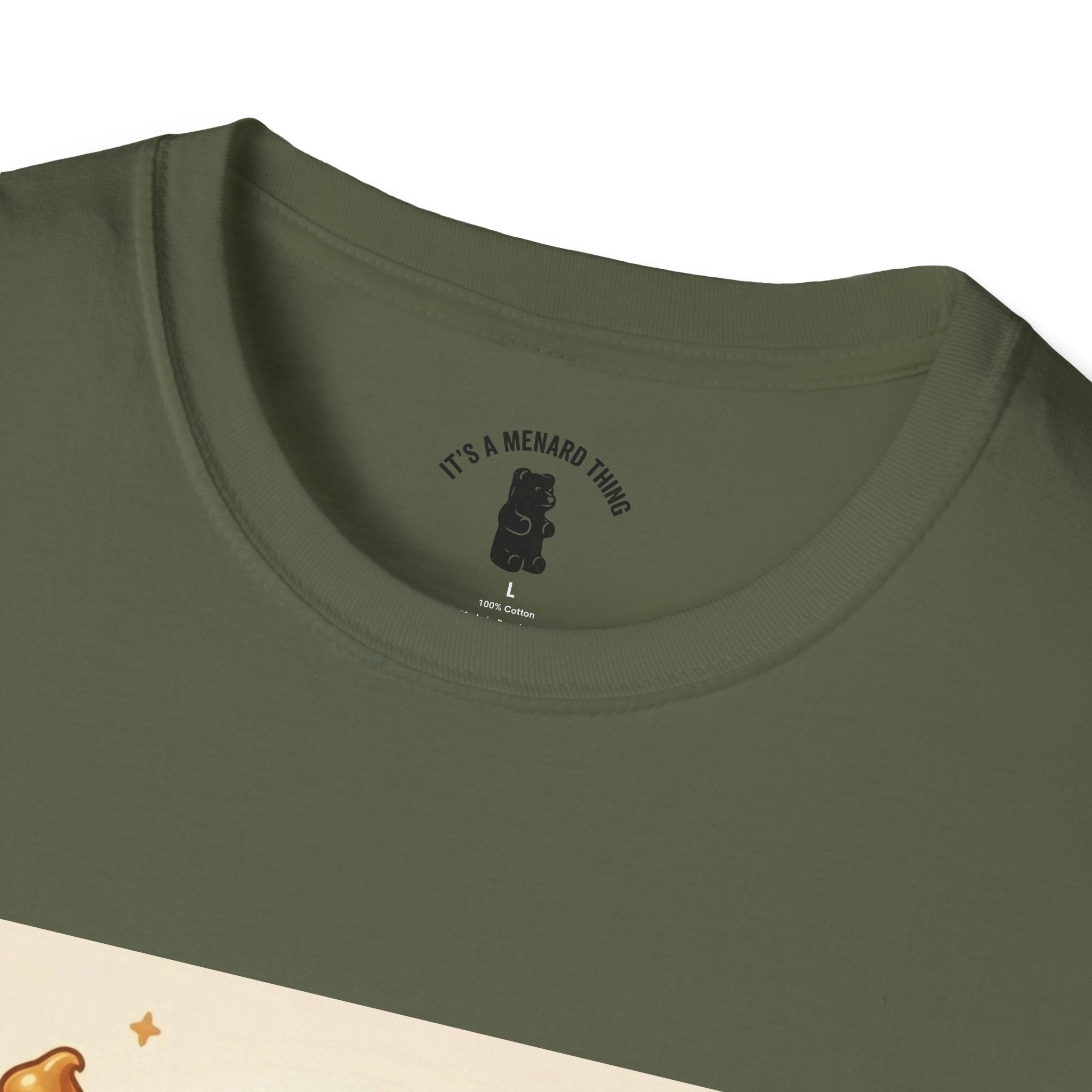 Butterscotch Drizzle Gooey Gummy Bear — Kawaii Graphic T-Shirt