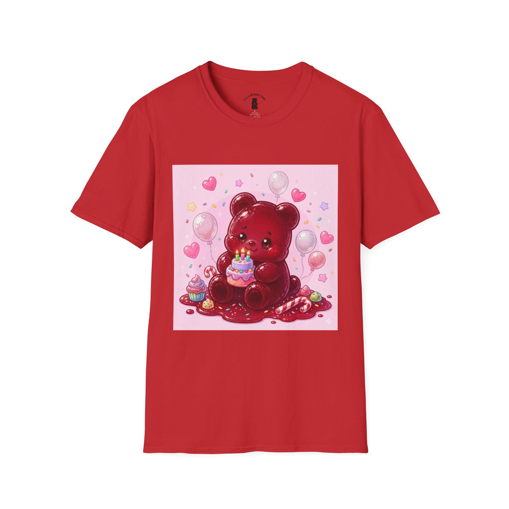 Kawaii Gummy Bear Birthday T-Shirt