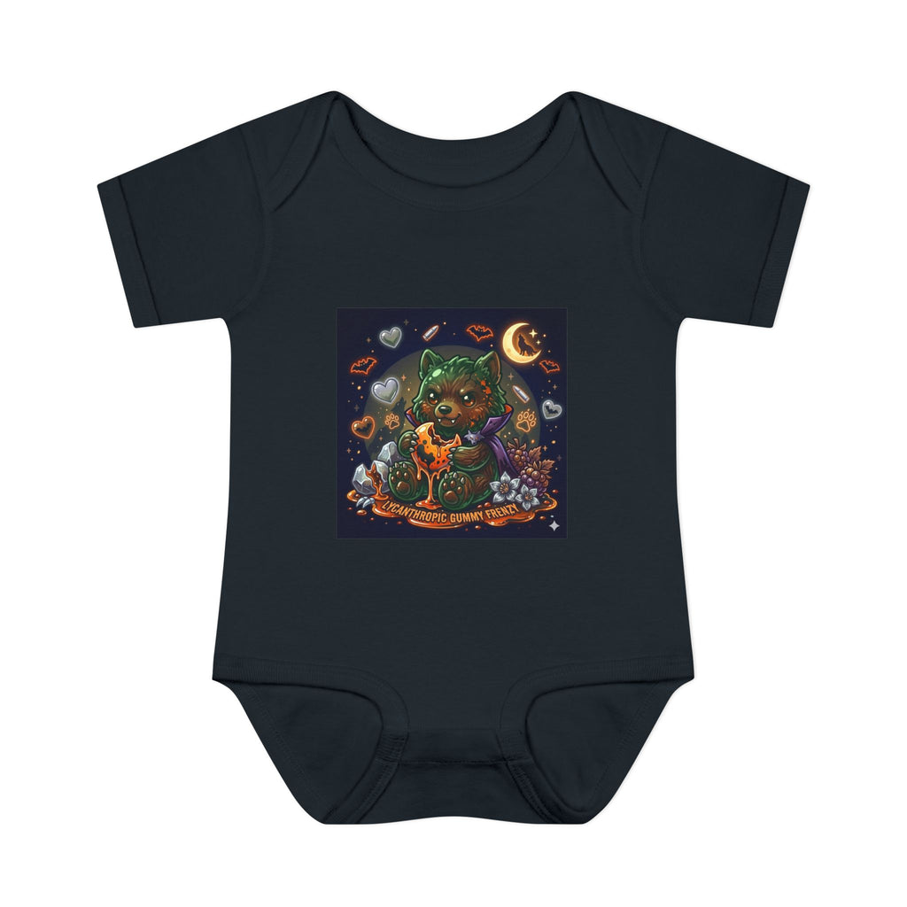 Baby Bodysuit — Cute Halloween Werewolf Gooey Bear