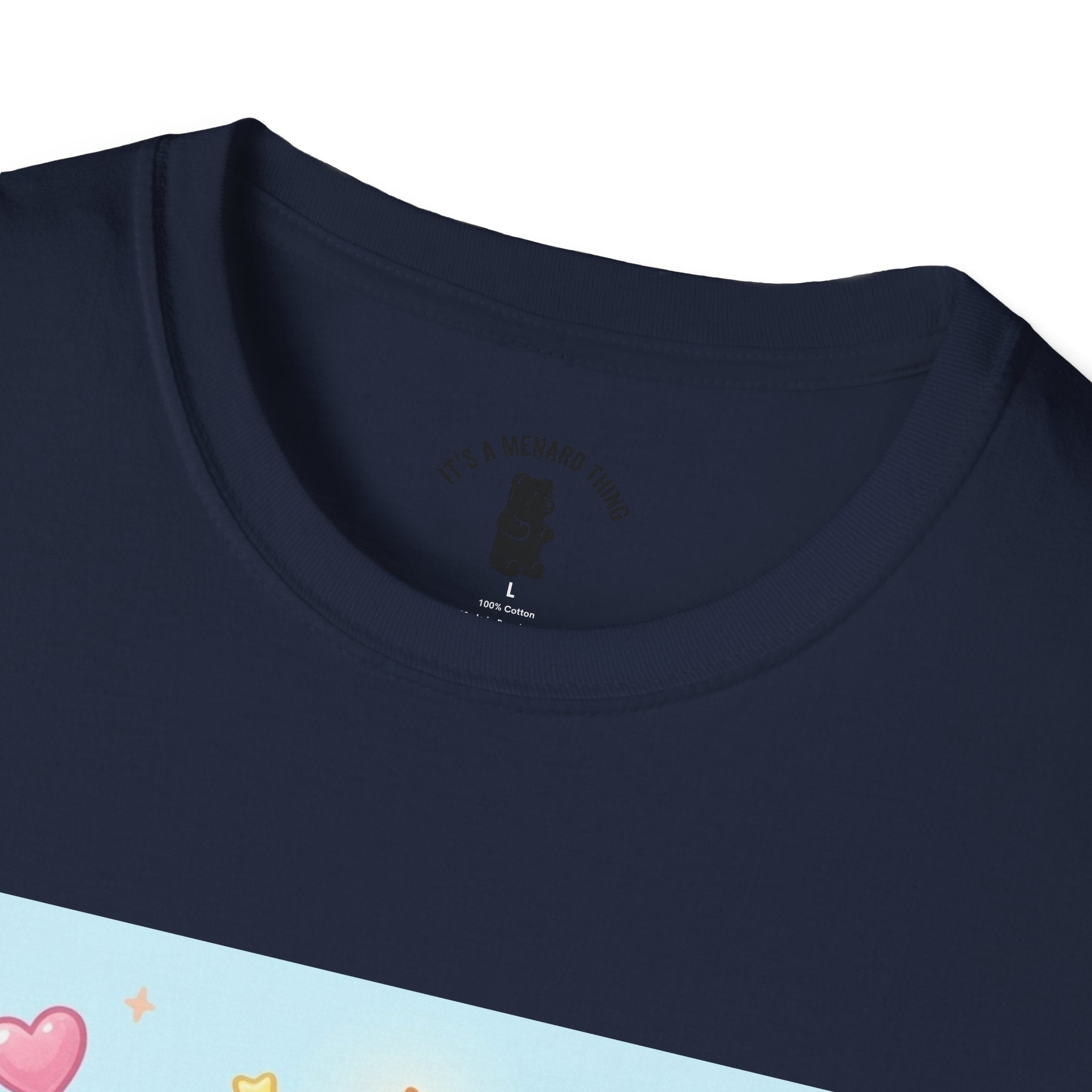 Birthday Cake and Party Gooey Gummy Bear— Kawaii Graphic T-Shirt