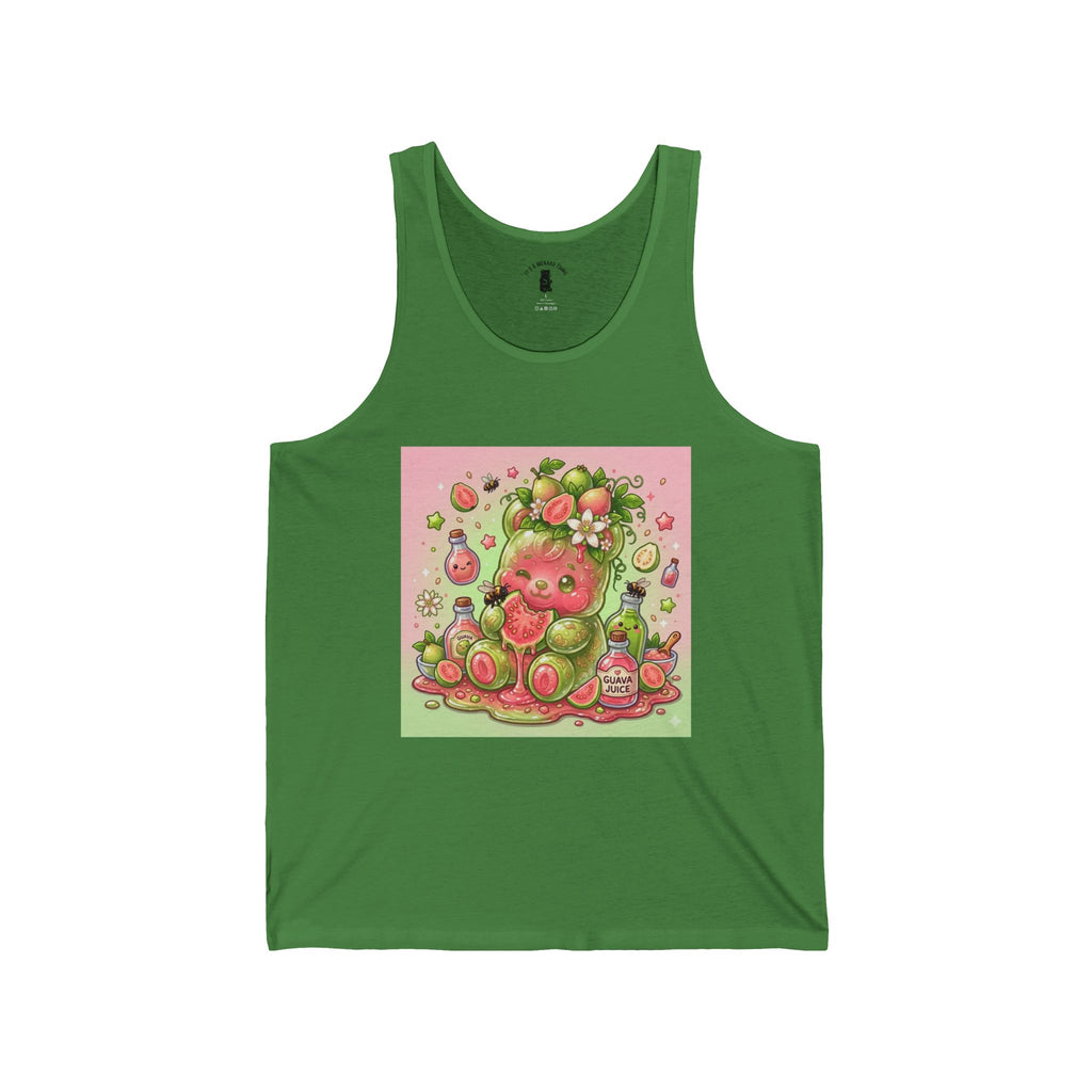 Sweet Gauva Fruit, Exotic Fruit Gooey Gummy Bear-Kawaii Graphic Tank Top
