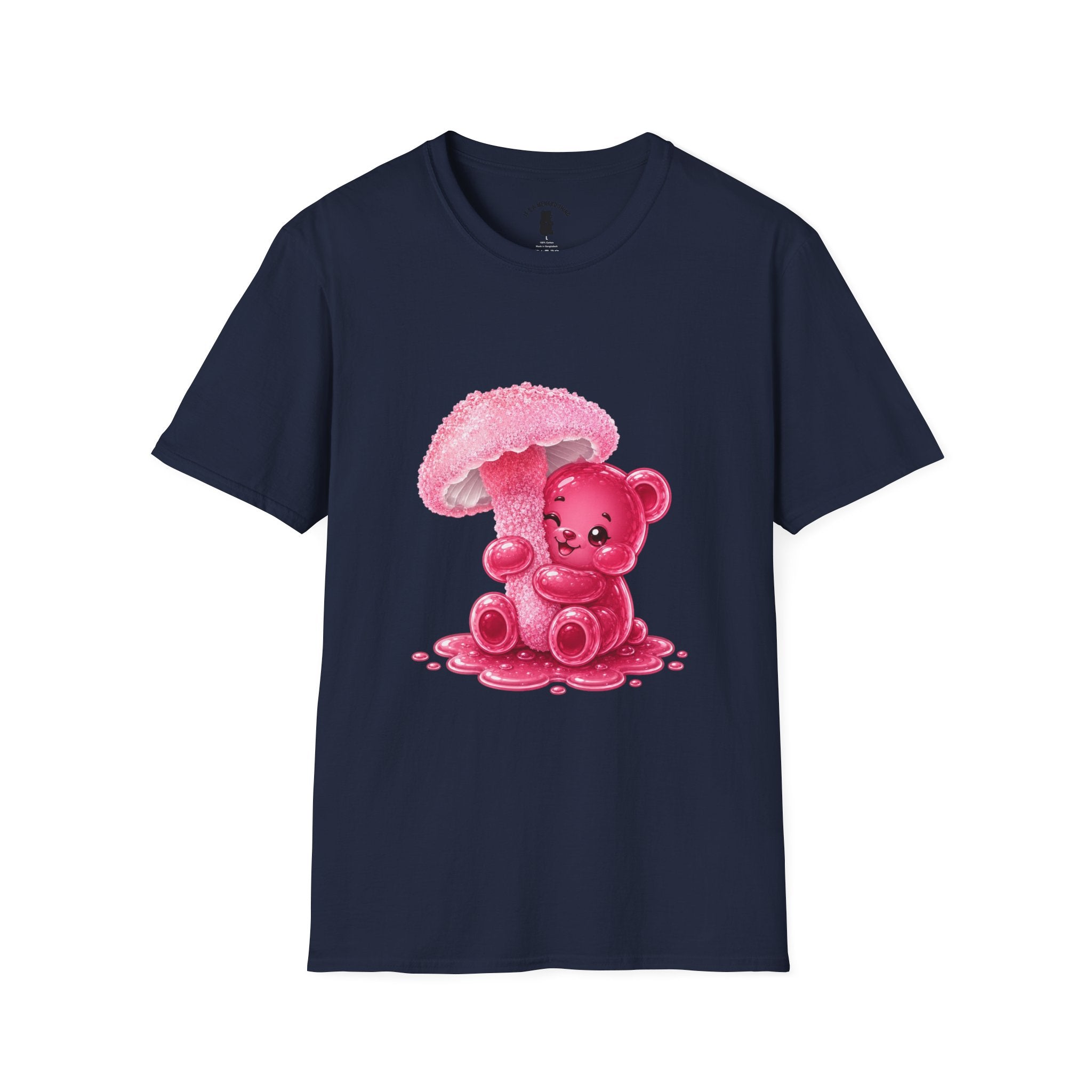 Rare Pink Mushroom Umbrella, Oozy Bear Gummy Friend- Graphic Shirt
