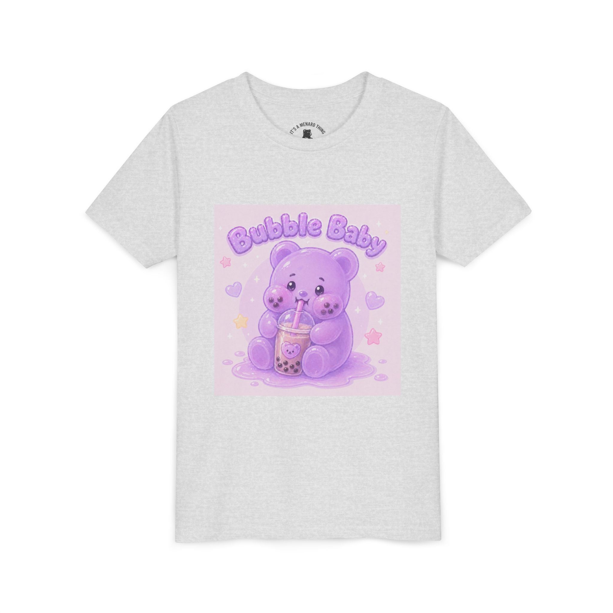 'Bubble Baby' Gooey Gummy Bear Boba Milk Tea Graphic