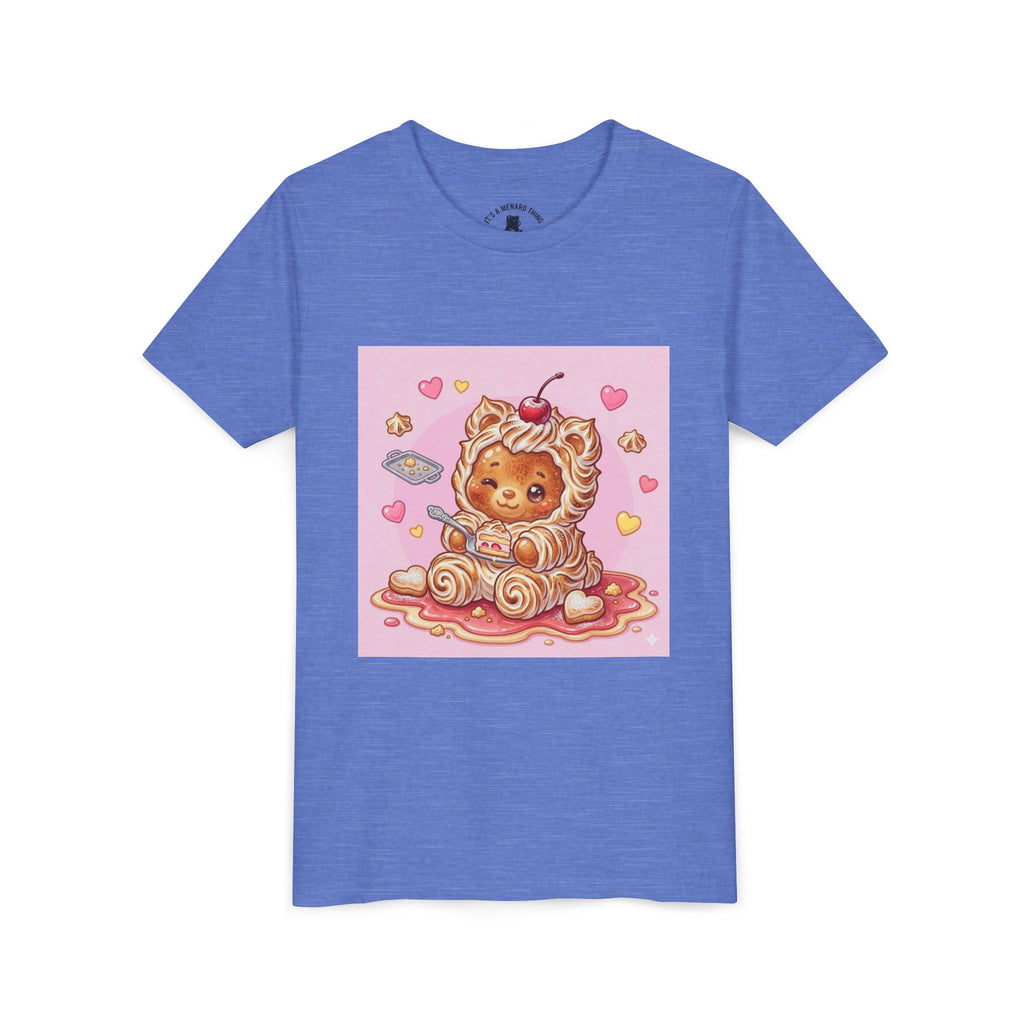 Kawaii Baked Alaska Dessert Gooey Gummy Bear- Kids Tee